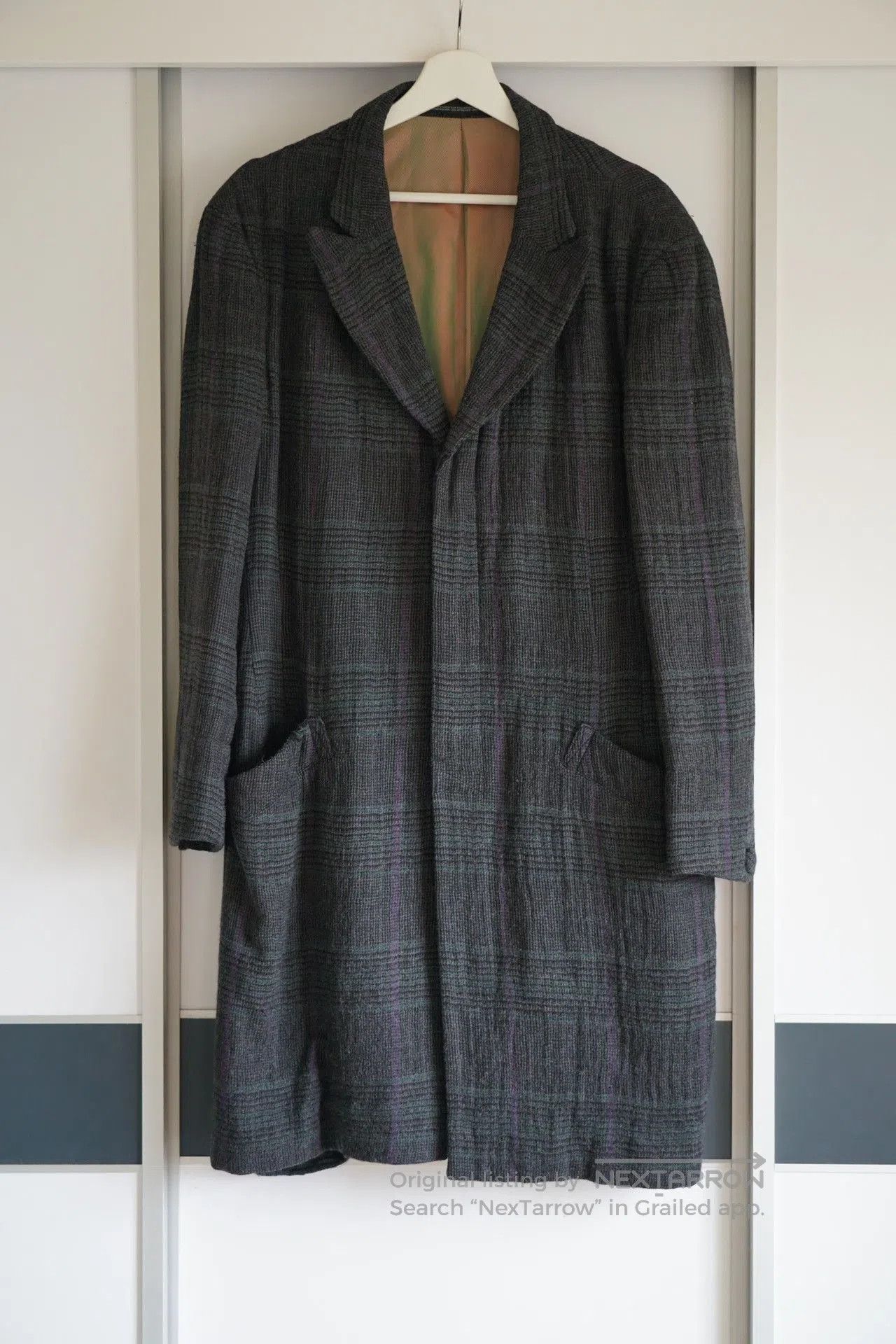 Yohji Yamamoto yohji yamamoto plaid wool coat. Size US M / EU 48-50 / 2 - 1 Thumbnail