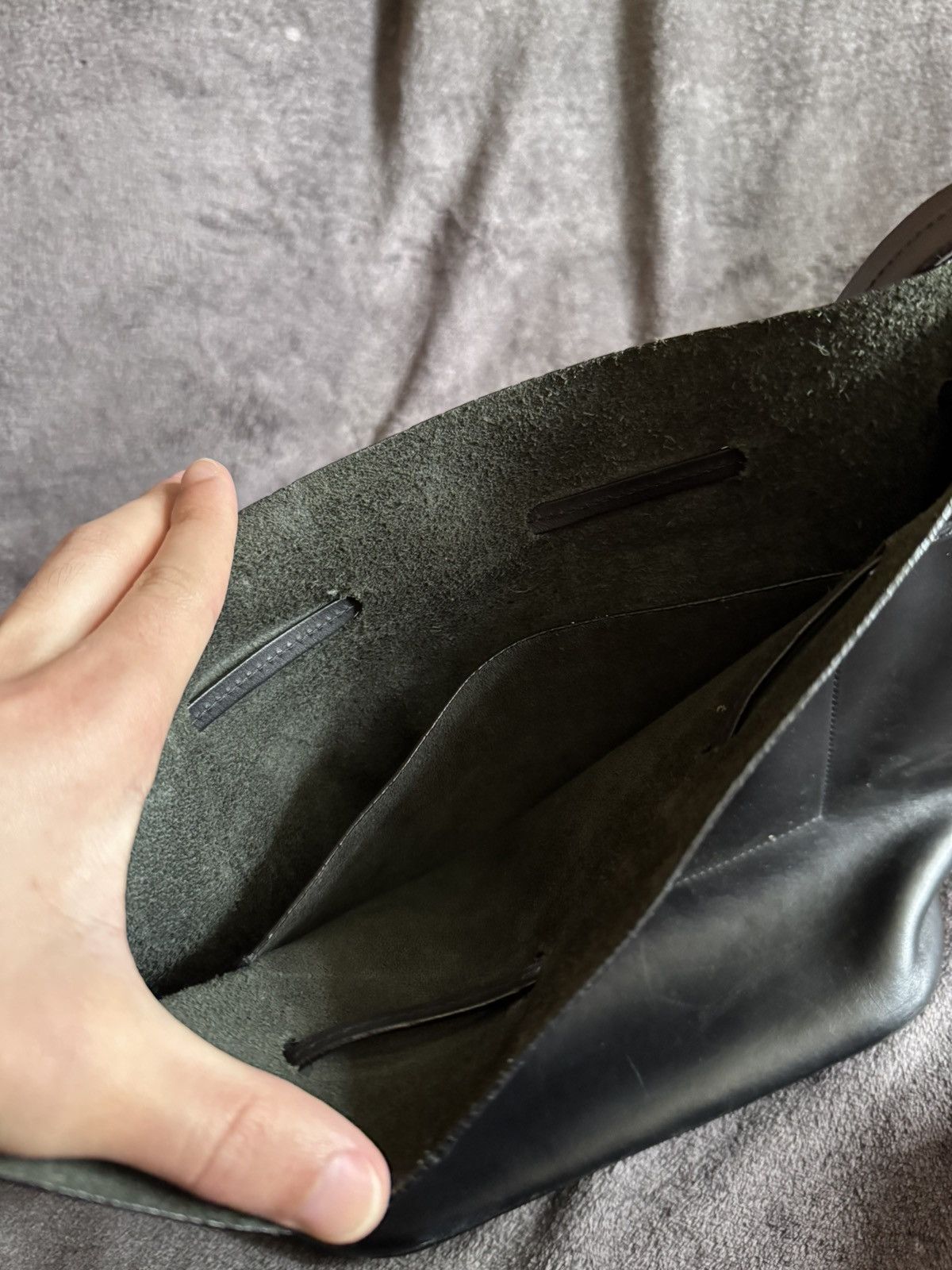 Leather × Sophie Hulme Sophie Hulme black leather bag regular Size ONE SIZE - 8 Thumbnail
