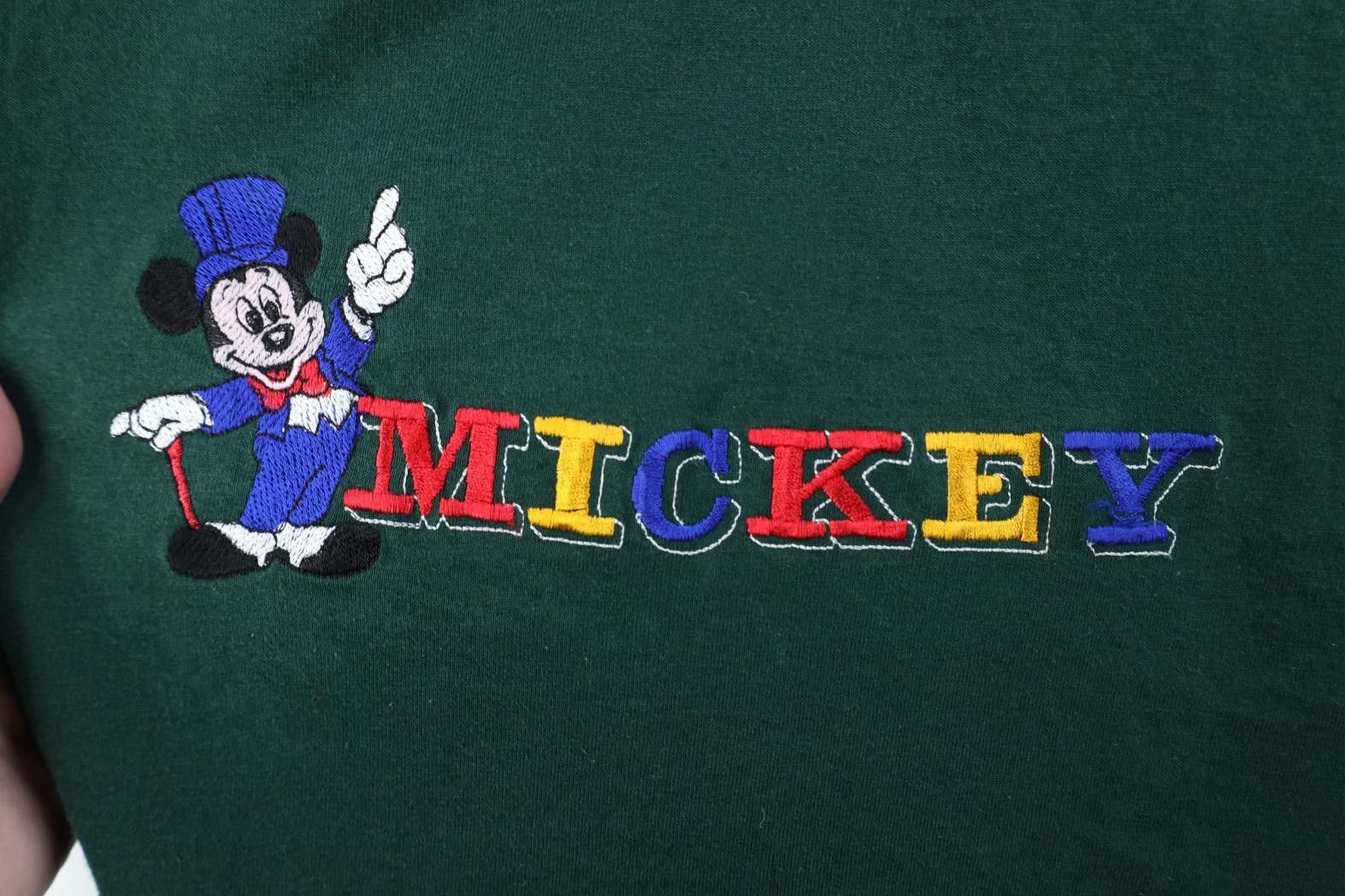 Disney Vintage 90s Disney Spell Mickey Mouse Short Sleeve T-Shirt Size US XL / EU 56 / 4 - 4 Thumbnail