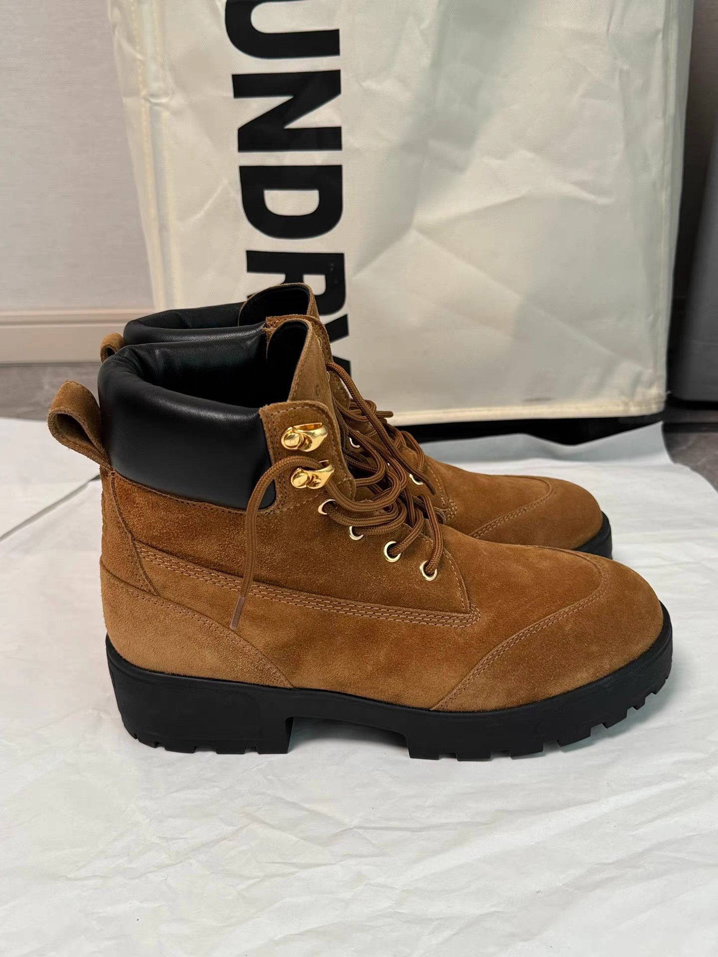 Givenchy GIVENCHY 24 New Style Yellow Work Boots K6 Size US 10 / IT 40 - 3 Thumbnail