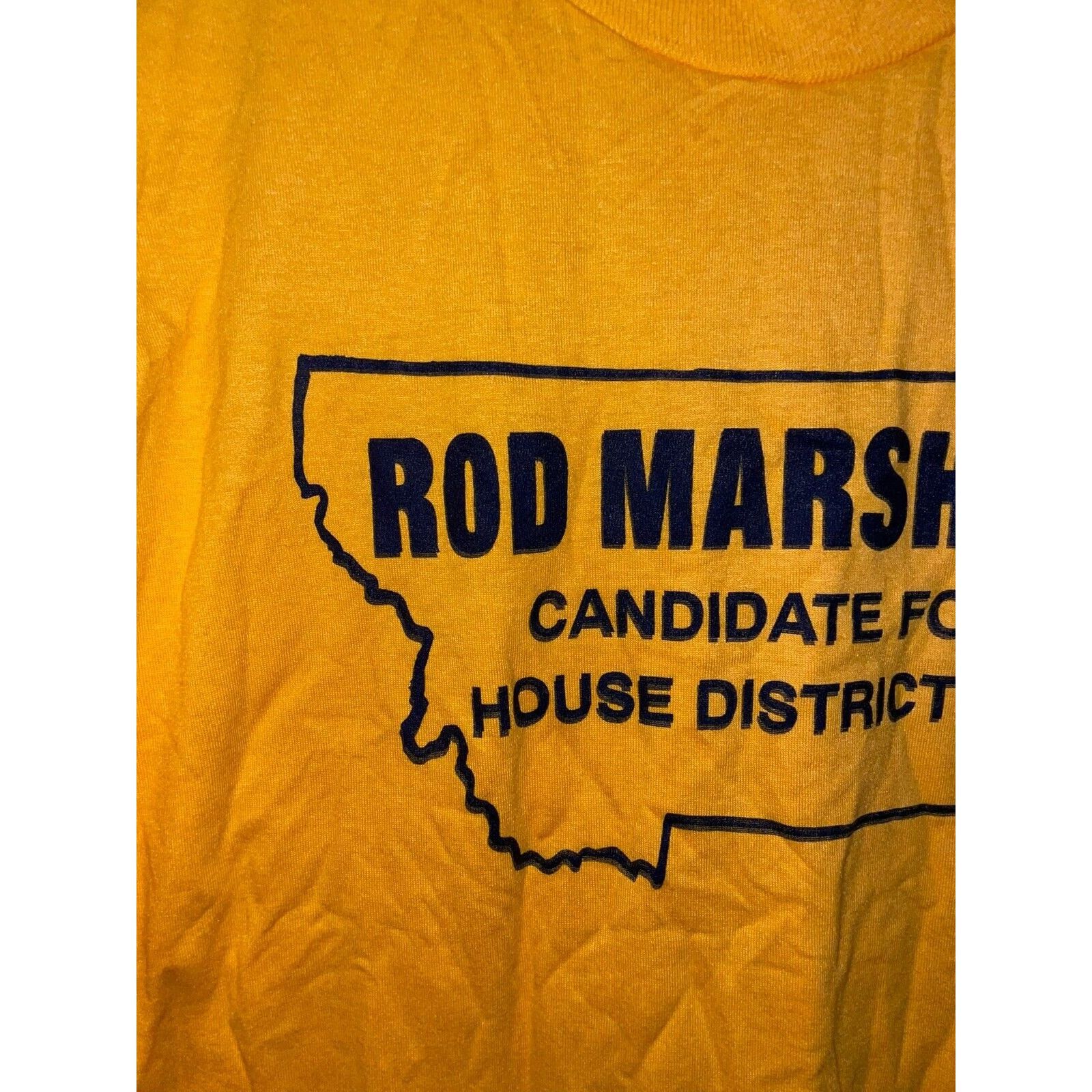 Jerzees Vintage Rod Marshall Shirt Candidate #28 Shirt Large 90s Size US L / EU 52-54 / 3 - 3 Thumbnail
