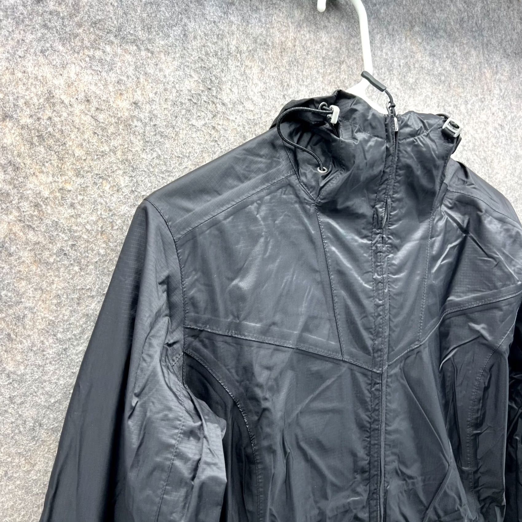 Eddie Bauer VINTAGE Eddie Bauer Hoodie Womens M Black Jacket Windbreaker Weatheredge Ripstop Size M / US 6-8 / IT 42-44 - 5 Thumbnail