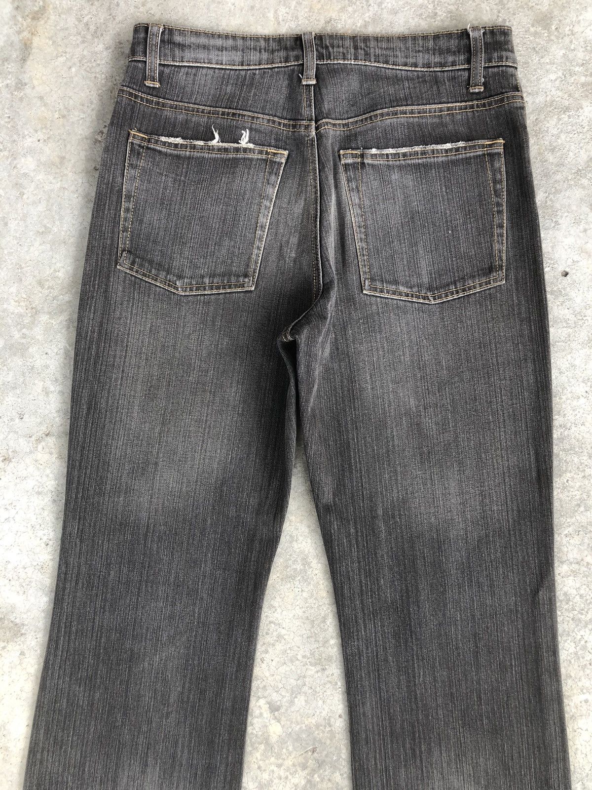 If Six Was Nine Japanese Unbrand Flared Jeans Distressed Jeans Size US 30 / EU 46 - 8 Thumbnail