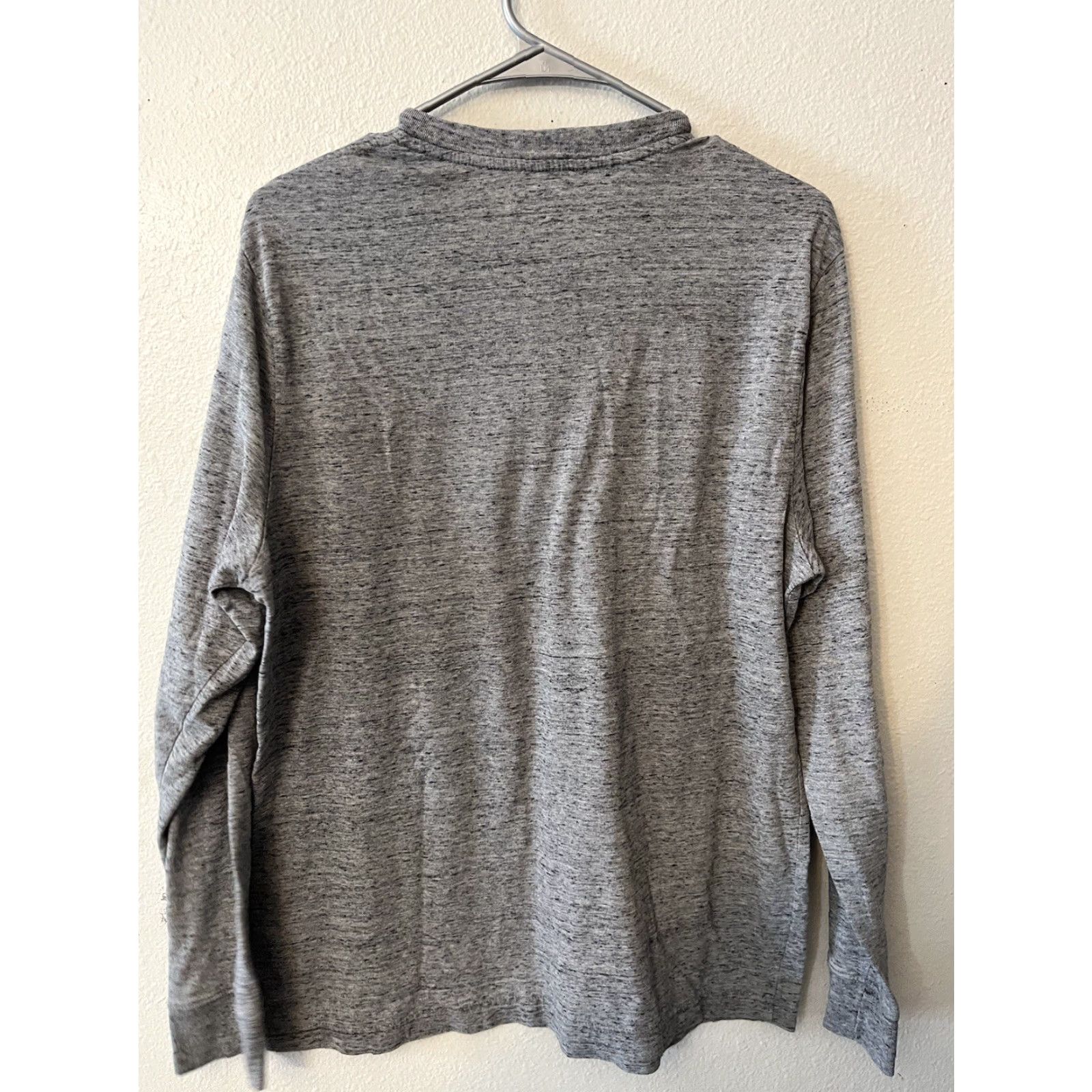 Old Navy Old Navy Men’s Henley Shirt Large Heather Gray Shirt Mens L Gray Henley Old Navy T-Shirt Size US L / EU 52-54 / 3 - 2 Thumbnail