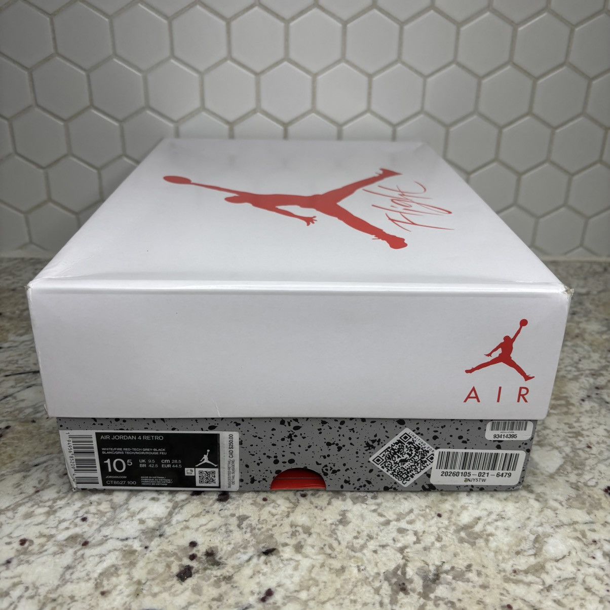 Jordan Brand Size 10.5-Jordan 4 Retro White Oreo (2021) CLEAN W/Box Size US 10.5 / EU 43-44 - 16 Thumbnail