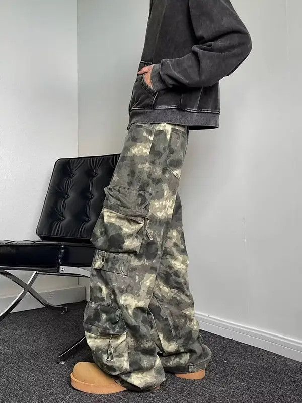 Vintage Momoko x Rika Camo Multi Pocket Baggy Wide Leg Pants Size US 32 / EU 48 - 5 Thumbnail