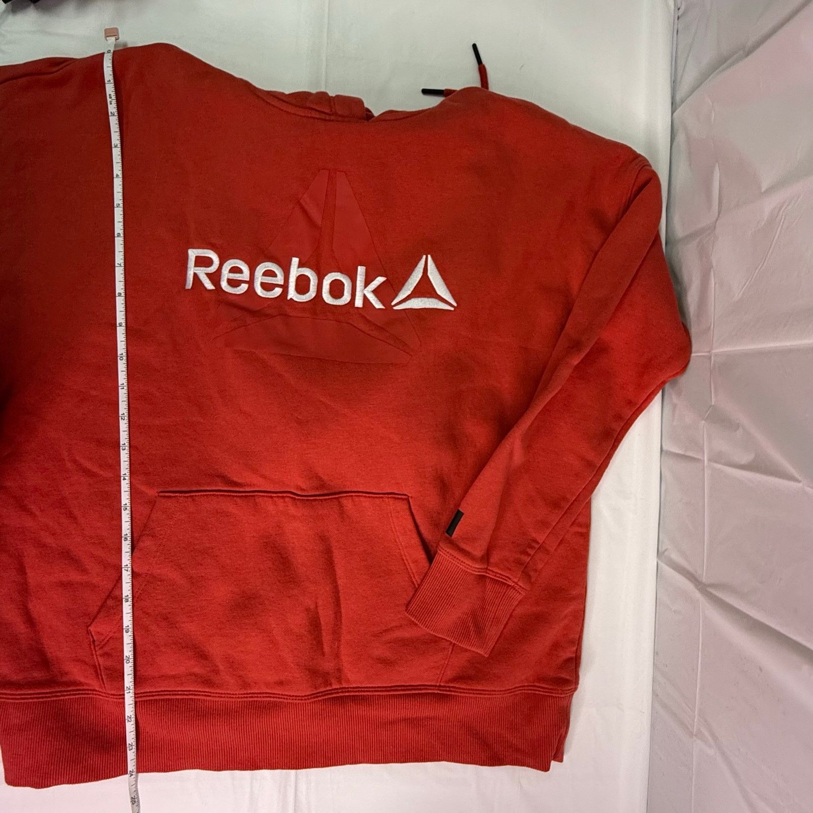 Reebok Reebok Red Hoodie Women’s Small Pullover Sweatshirt Size S / US 4 / IT 40 - 2 Thumbnail