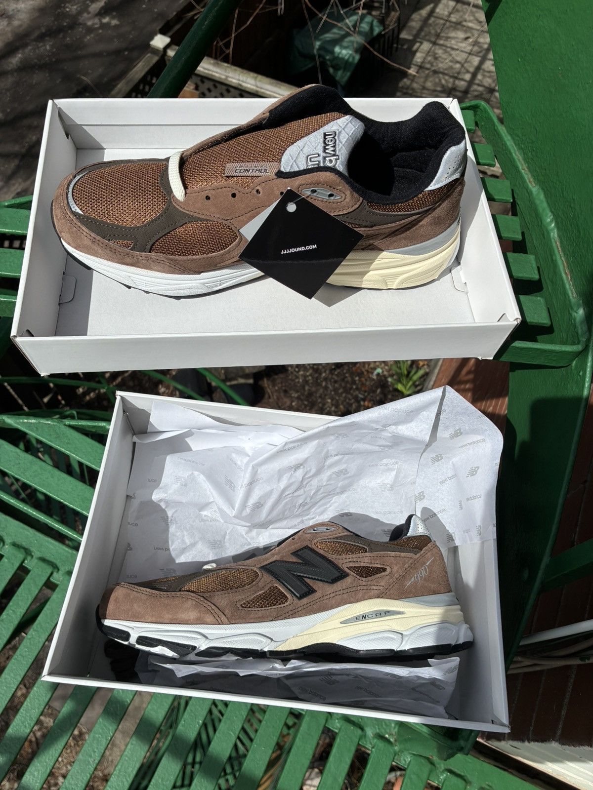 JJJJound × New Balance New Balance JJJJound x 990v3 Size US 11.5 / EU 44-45 - 2 Thumbnail