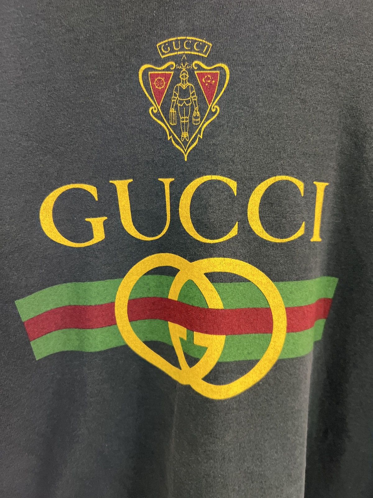 Other BOOTLEG Gucci Forest Green Crewneck Size US L / EU 52-54 / 3 - 1 Thumbnail