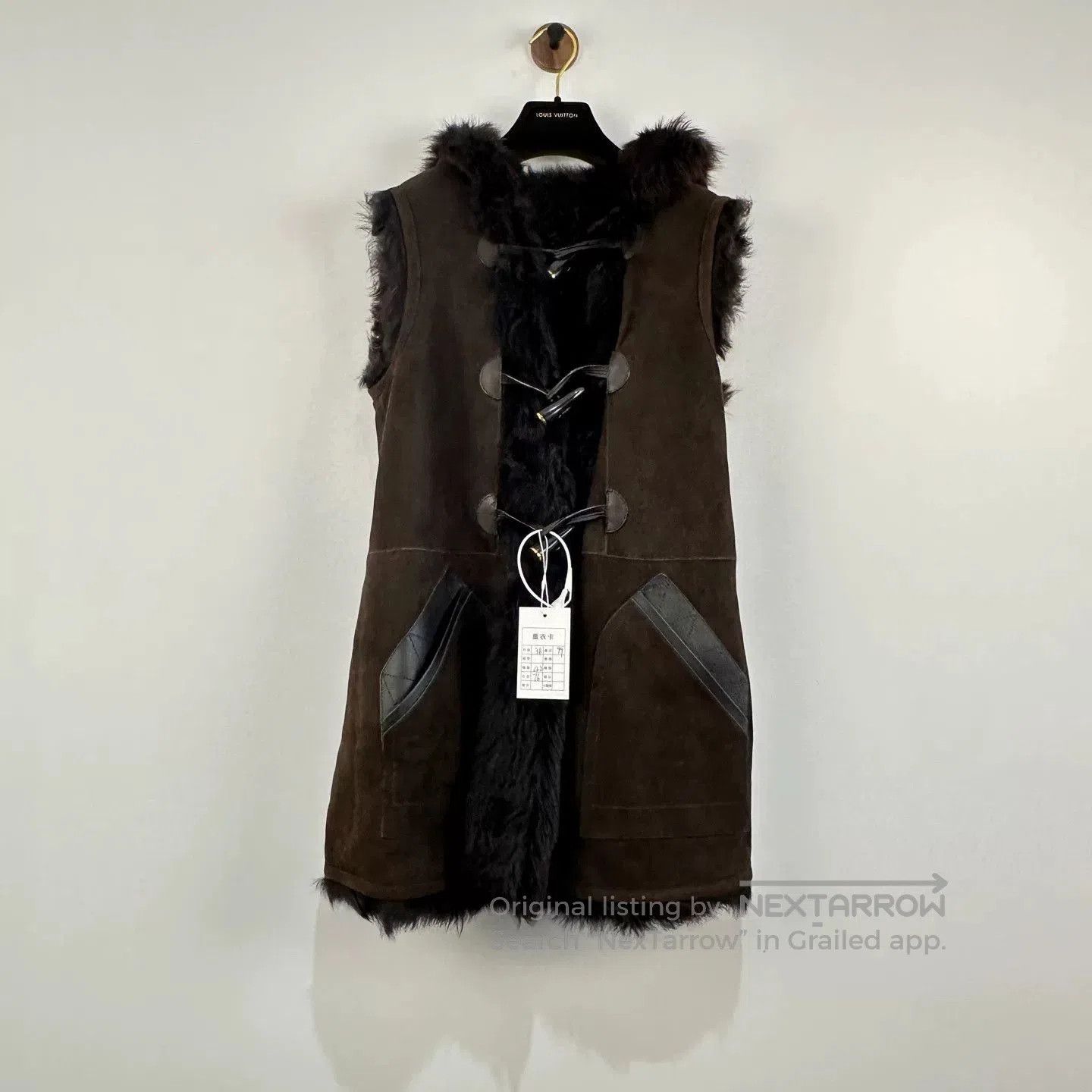 Louis Vuitton Louis Vuitton Reversible Fur Hooded Vest. Size S / US 4 / IT 40 - 1 Thumbnail