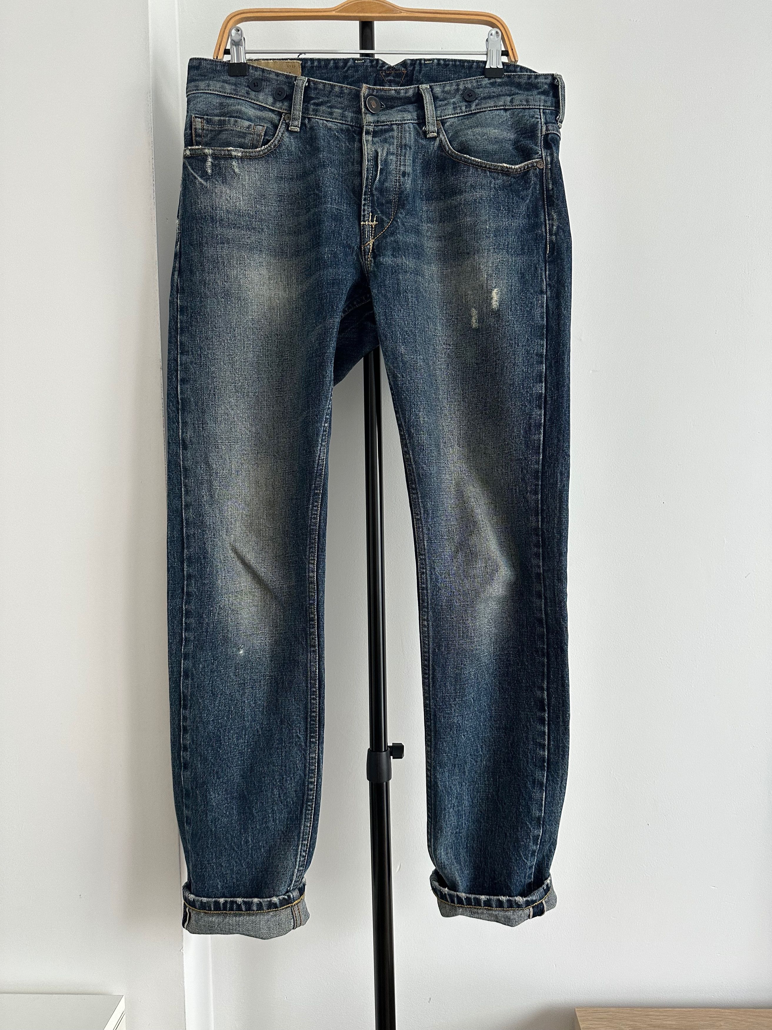 Other TELA GENOVA Selvedge Washed denim pants jeans Size US 35 - 2 Thumbnail