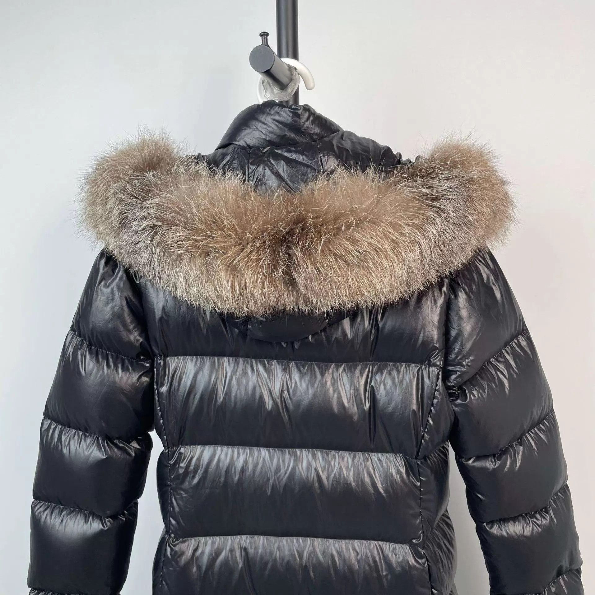 Moncler Moncler Long Down Coat Black Size 1 Size S / US 4 / IT 40 - 4 Thumbnail