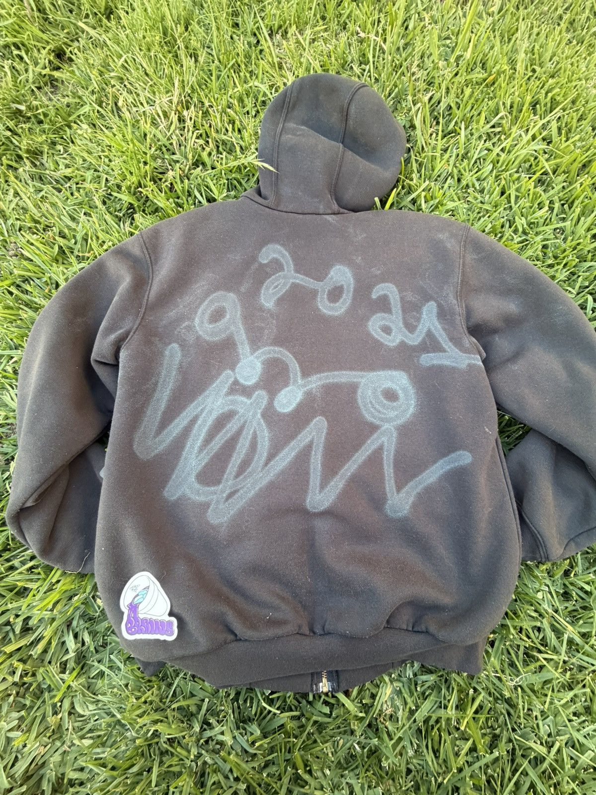 Carhartt Custom Carhartt ASSPIZZA Black Work Jacket Size US S / EU 44-46 / 1 - 4 Thumbnail