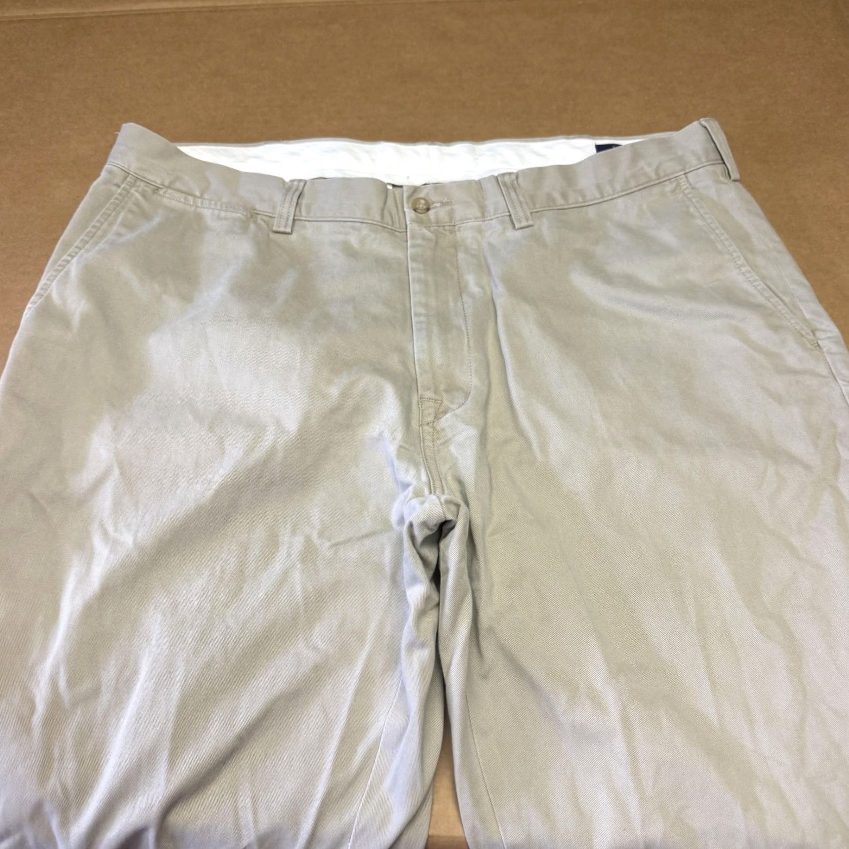 Polo Ralph Lauren Polo Ralph Lauren Pants Mens 38x32 Beige Chino Flat Front Straight Leg Casual Size US M / EU 48-50 / 2 - 5 Thumbnail