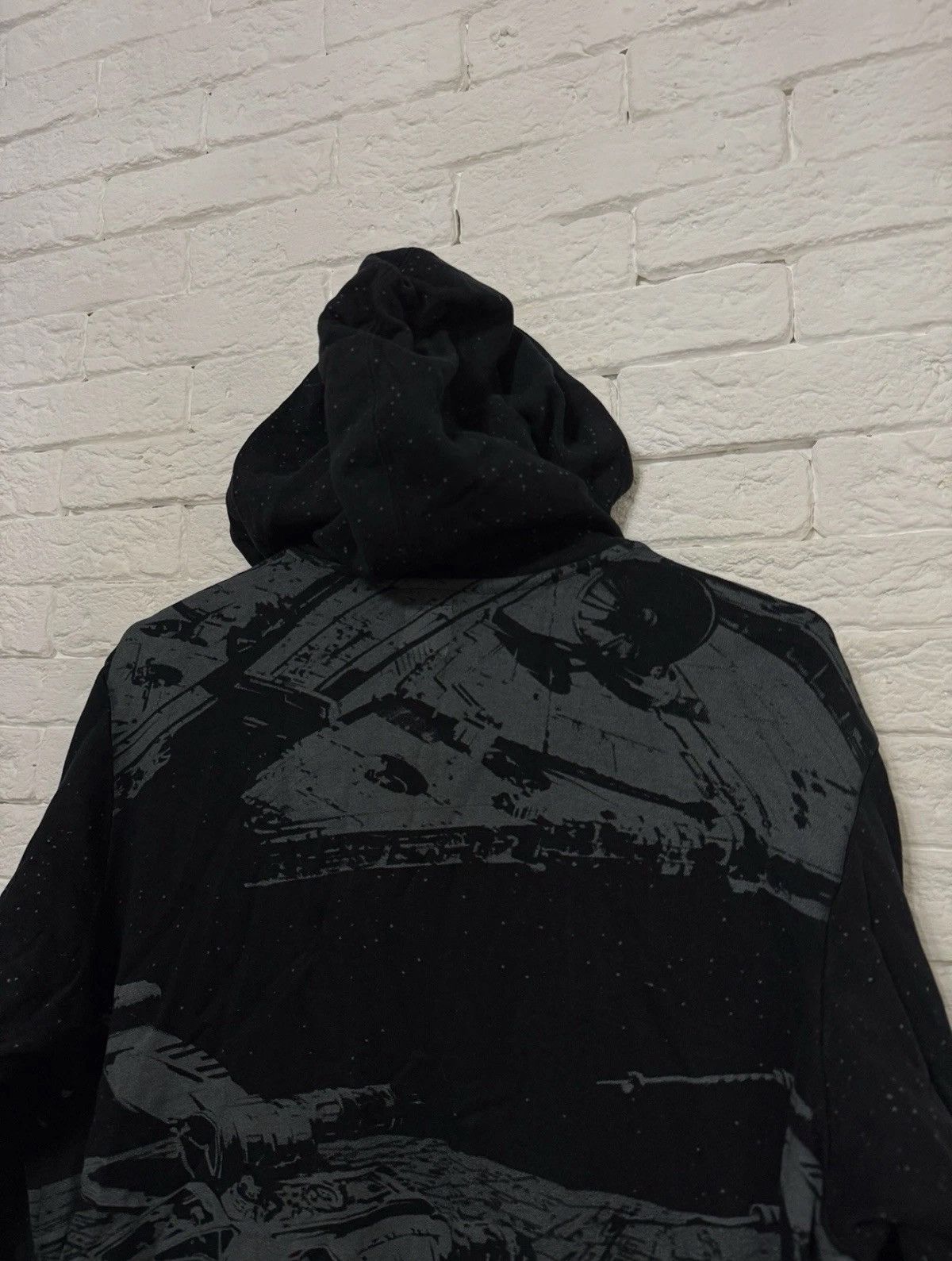 Adidas Rare Vintage Adidas Star Wars All Over Printed Zip Hoodie Size US S / EU 44-46 / 1 - 10 Thumbnail