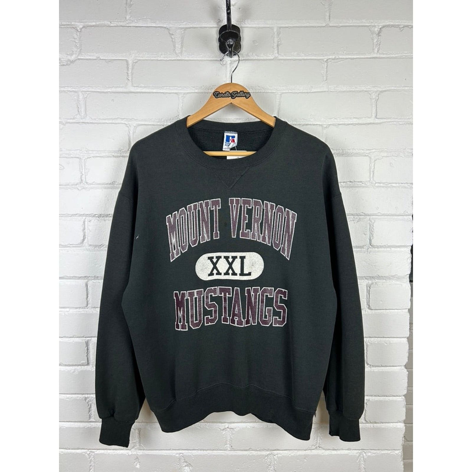 Vintage Vintage 90s Mount Vernon Mustangs Russell Athletic Size L Size US L / EU 52-54 / 3 - 1 Thumbnail
