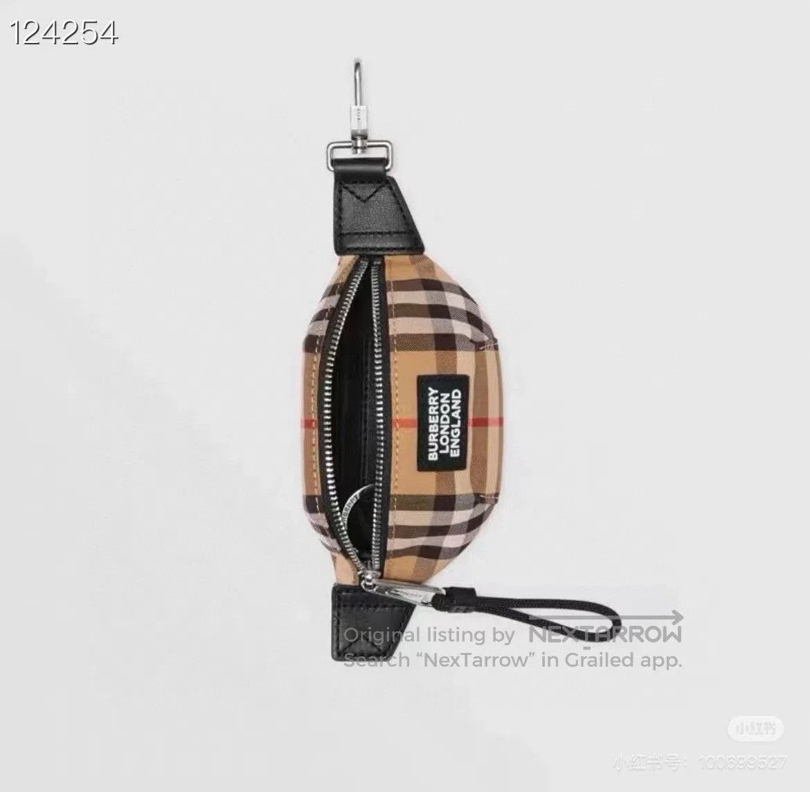 Burberry Burberry Check Mini Sonny Coin Purse Charm. Size ONE SIZE - 7 Thumbnail