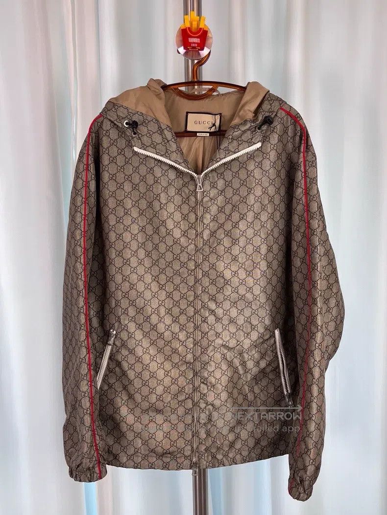 Gucci Gucci Old flower back bear pattern co-branded windbreaker Size US M / EU 48-50 / 2 - 2 Thumbnail