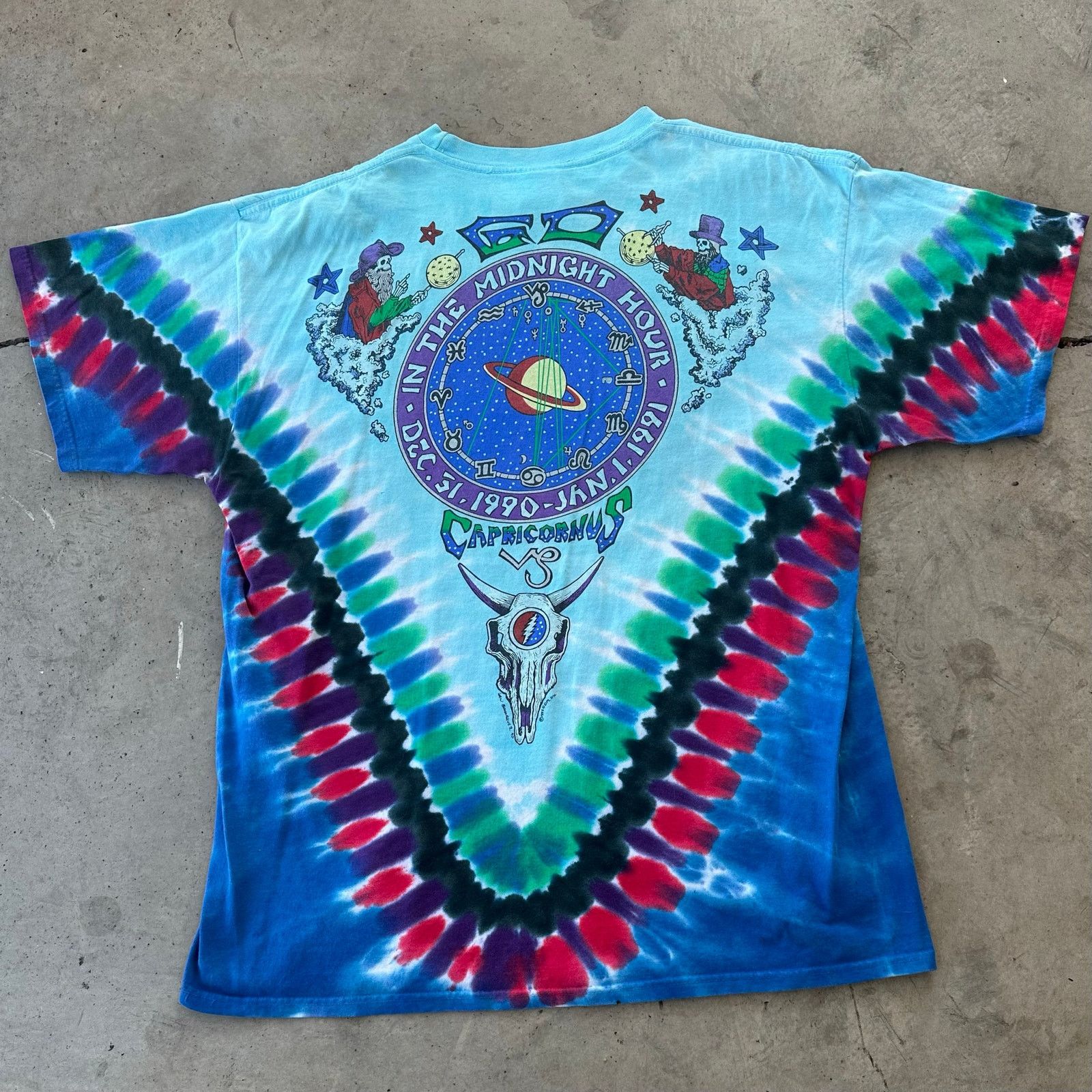 Liquid Blue Grateful Dead 1995 New Year’s Eve in the midnight hour Size US XL / EU 56 / 4 - 2 Thumbnail