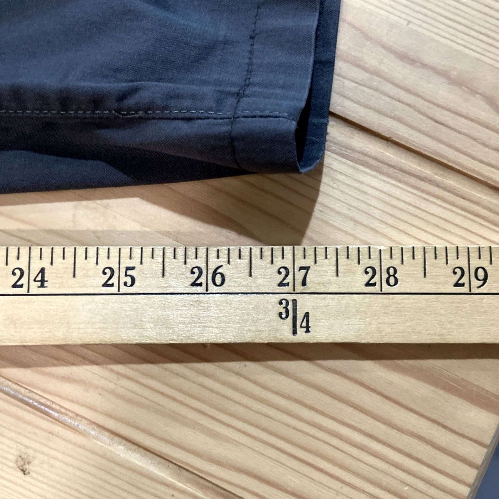 Vintage Bird Dogs Pants Mens 36x30 Gray Chino Regular Flat Front 5-Pocket Stretch Cotton Blend Tapered Size US 36 / EU 52 - 4 Thumbnail