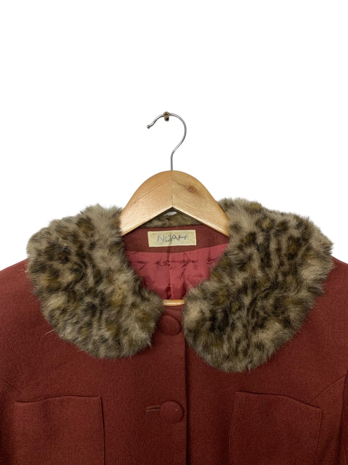 Noah Very Rare Noah Crop Top Fur Button Ups Jacket Size L / US 10 / IT 46 - 8 Thumbnail