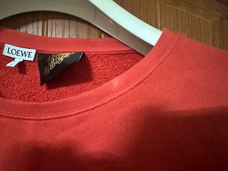 Loewe LOEWE Make an old long-sleeved round-neck hoodie Size US XL / EU 56 / 4 - 8 Thumbnail