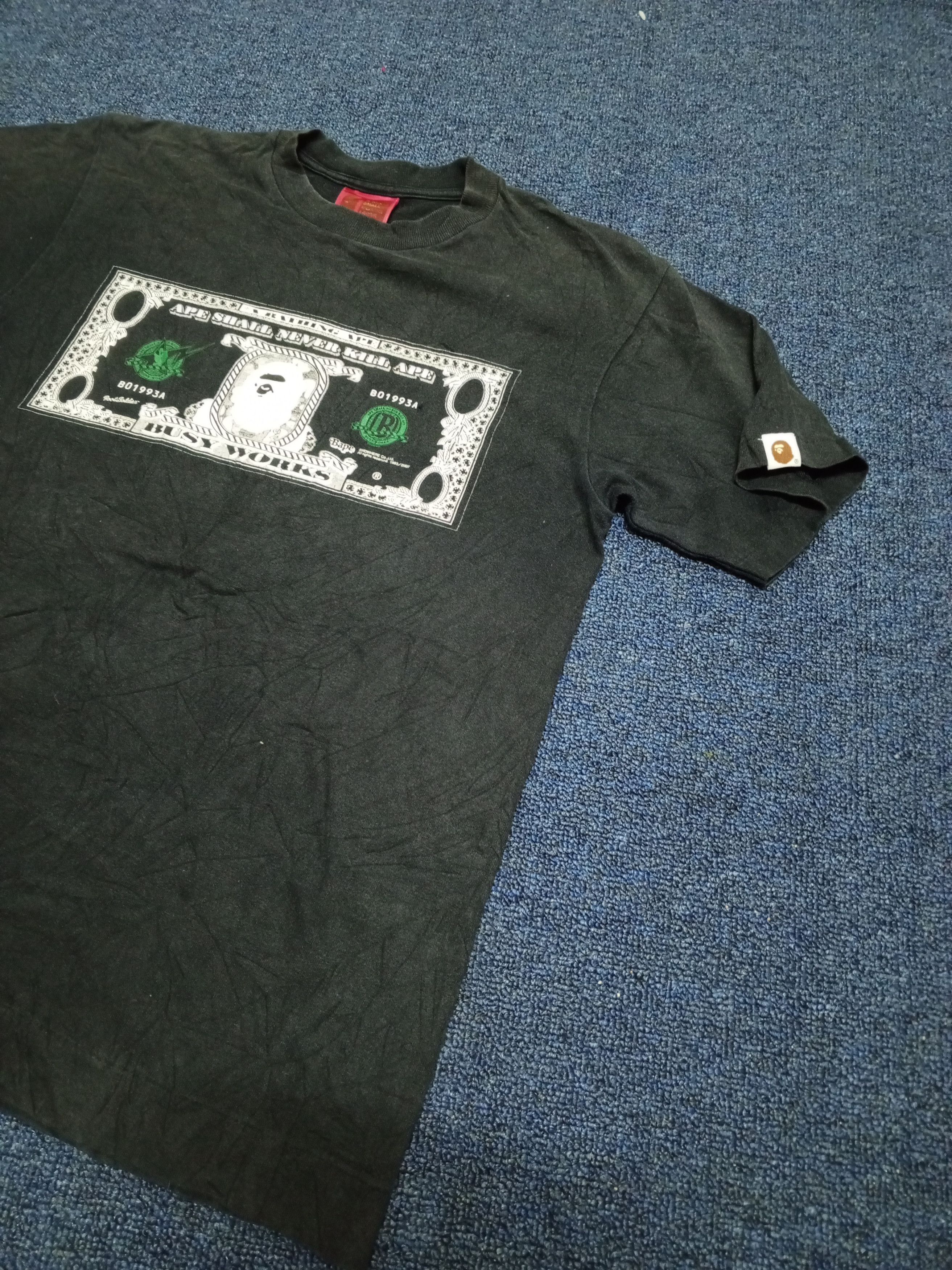 Bape A BATHING APE (APE SHALL NEVER KILL APE Size US S / EU 44-46 / 1 - 7 Thumbnail