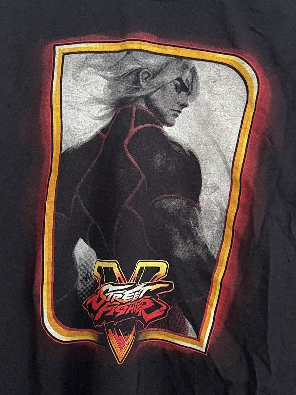Gildan Street Fighter V 5 Ken heavy black T shirt capcom video game Size US L / EU 52-54 / 3 - 2 Thumbnail