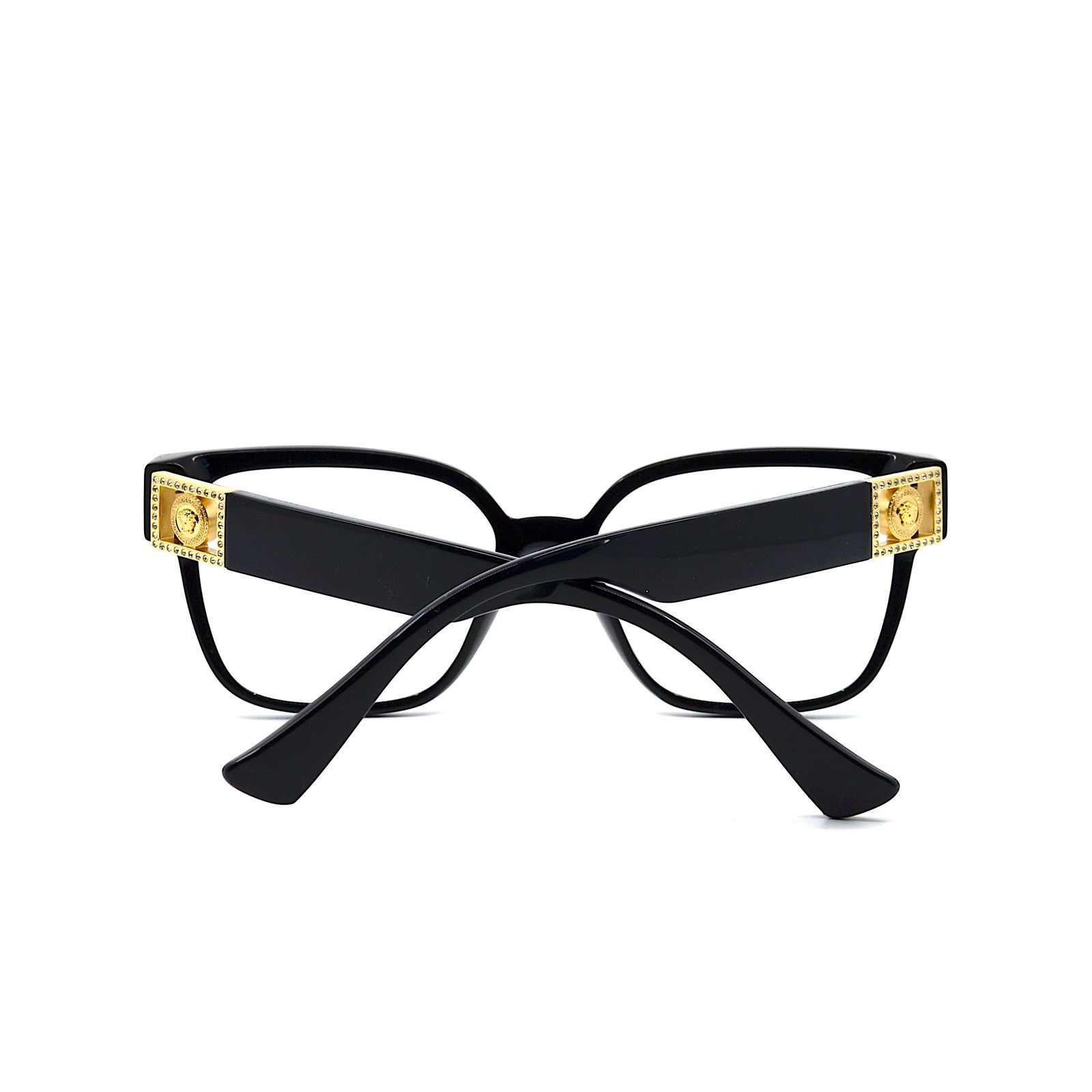 Versace NEW VERSACE VE3329B GB1 BLACK AUTHENTIC EYEGLASSES FRAME Size ONE SIZE - 9 Thumbnail