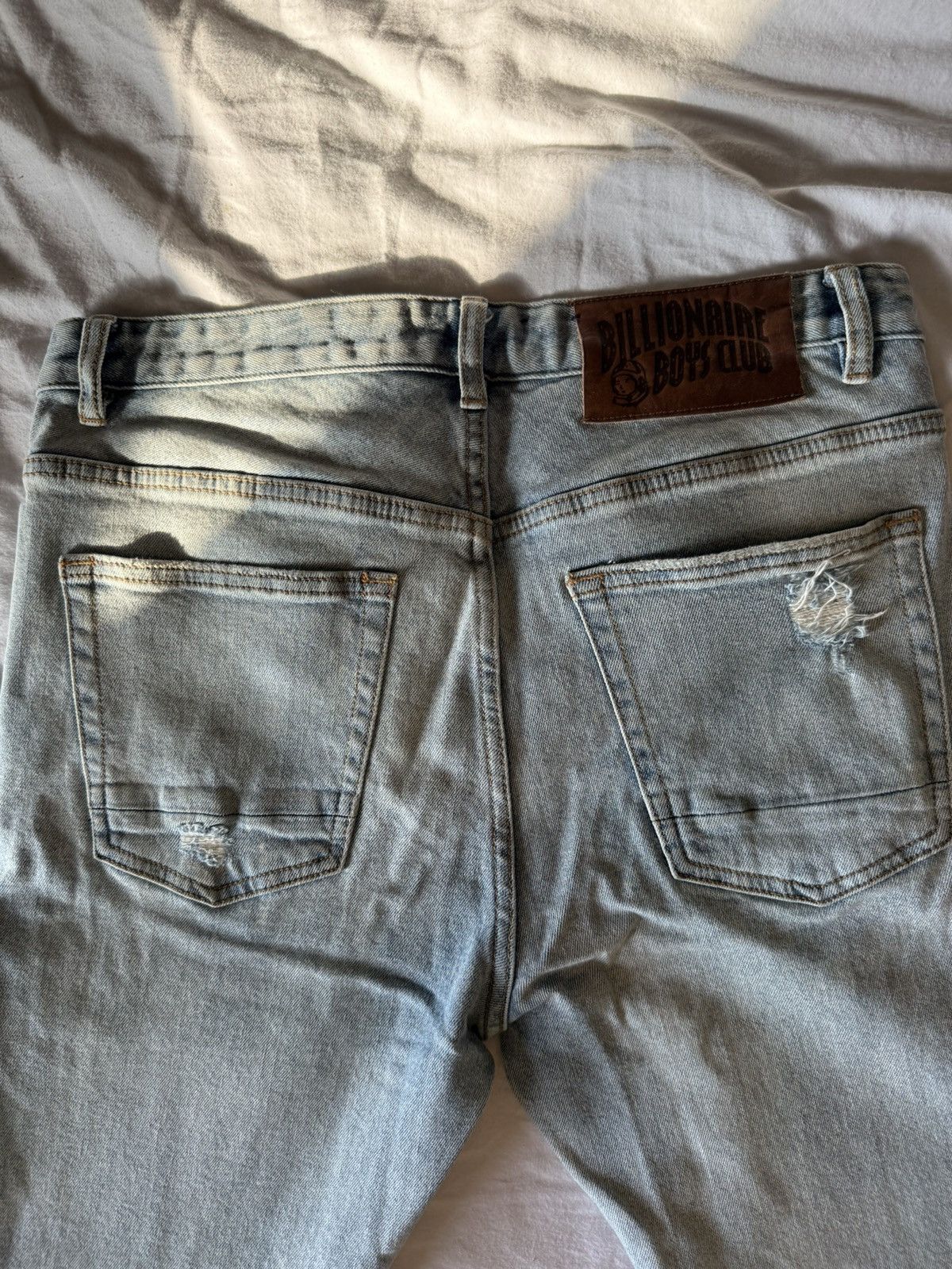Billionaire Boys Club Billionaire Boys Club Men Light Wash Skinny Jean Embroidered Size US 32 / EU 48 - 3 Thumbnail