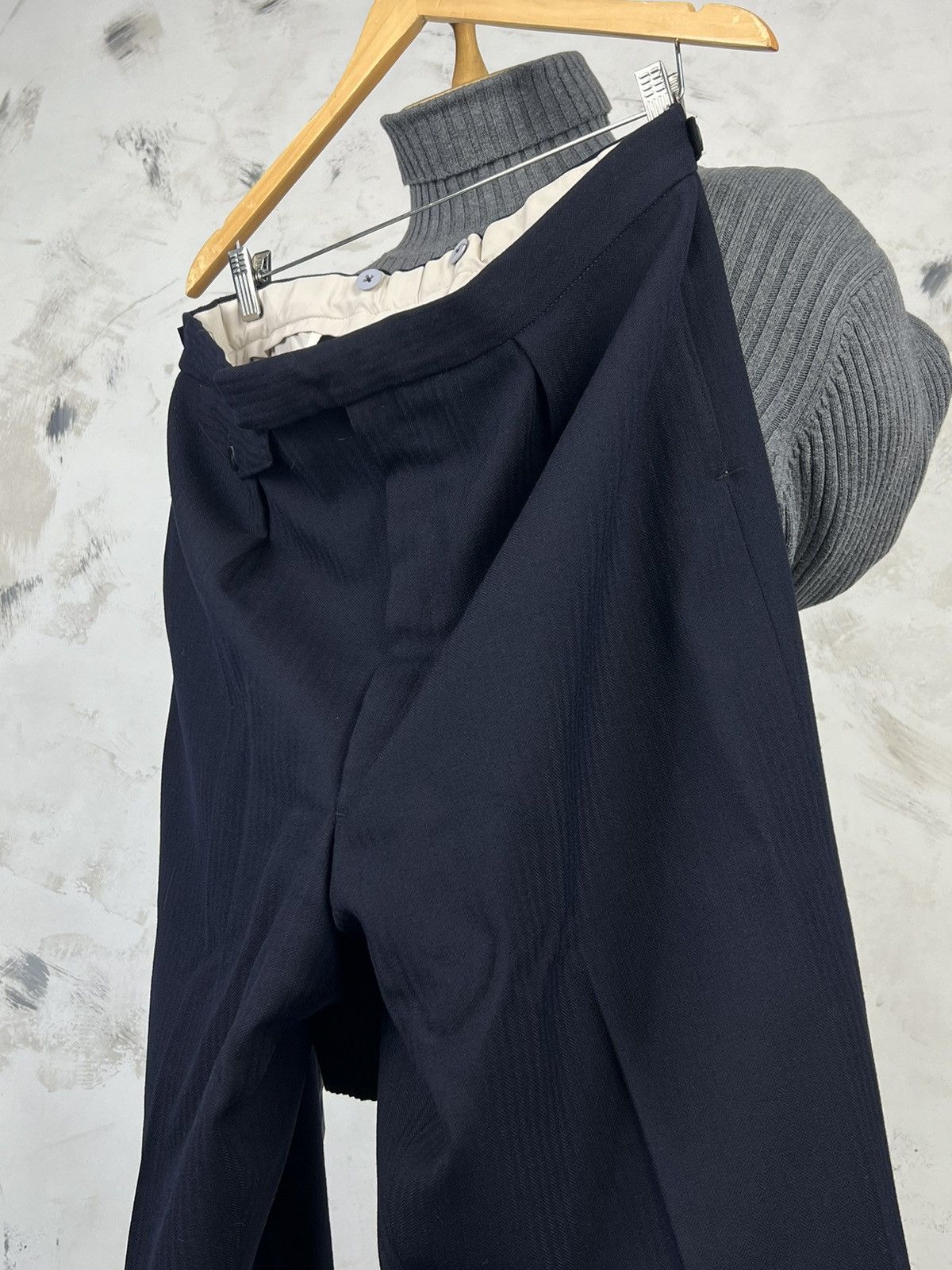 Burton Burton Tailored Navy Two Piece Suit Jacket Trousers L - XL Size 50R - 11 Thumbnail