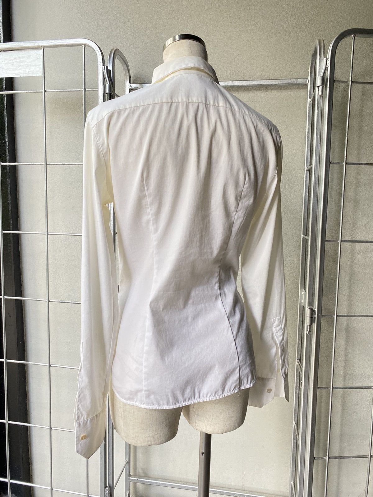 Max Mara Maxmara off white shirt Size XXS / US 00 / IT 34 - 3 Thumbnail