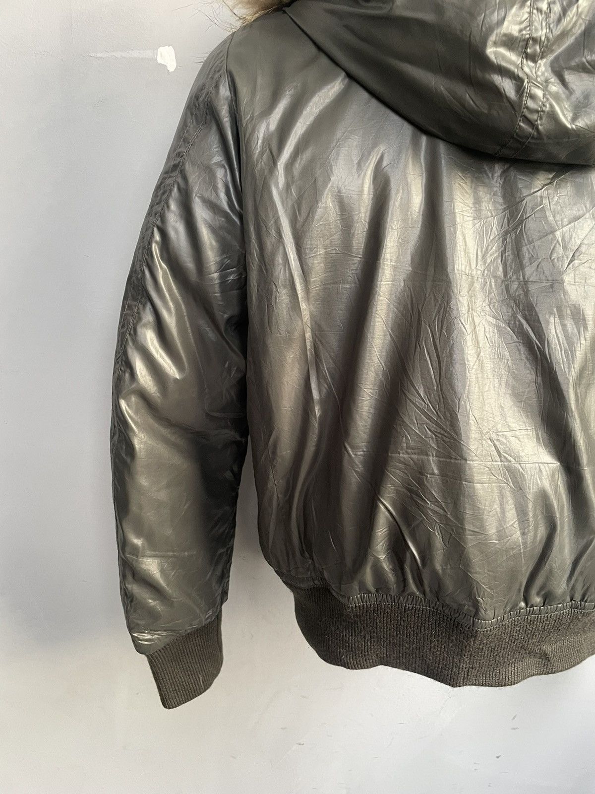 If Six Was Nine Hysteric glamour style fur hood bomber cropped jacket y2k Size US M / EU 48-50 / 2 - 12 Thumbnail