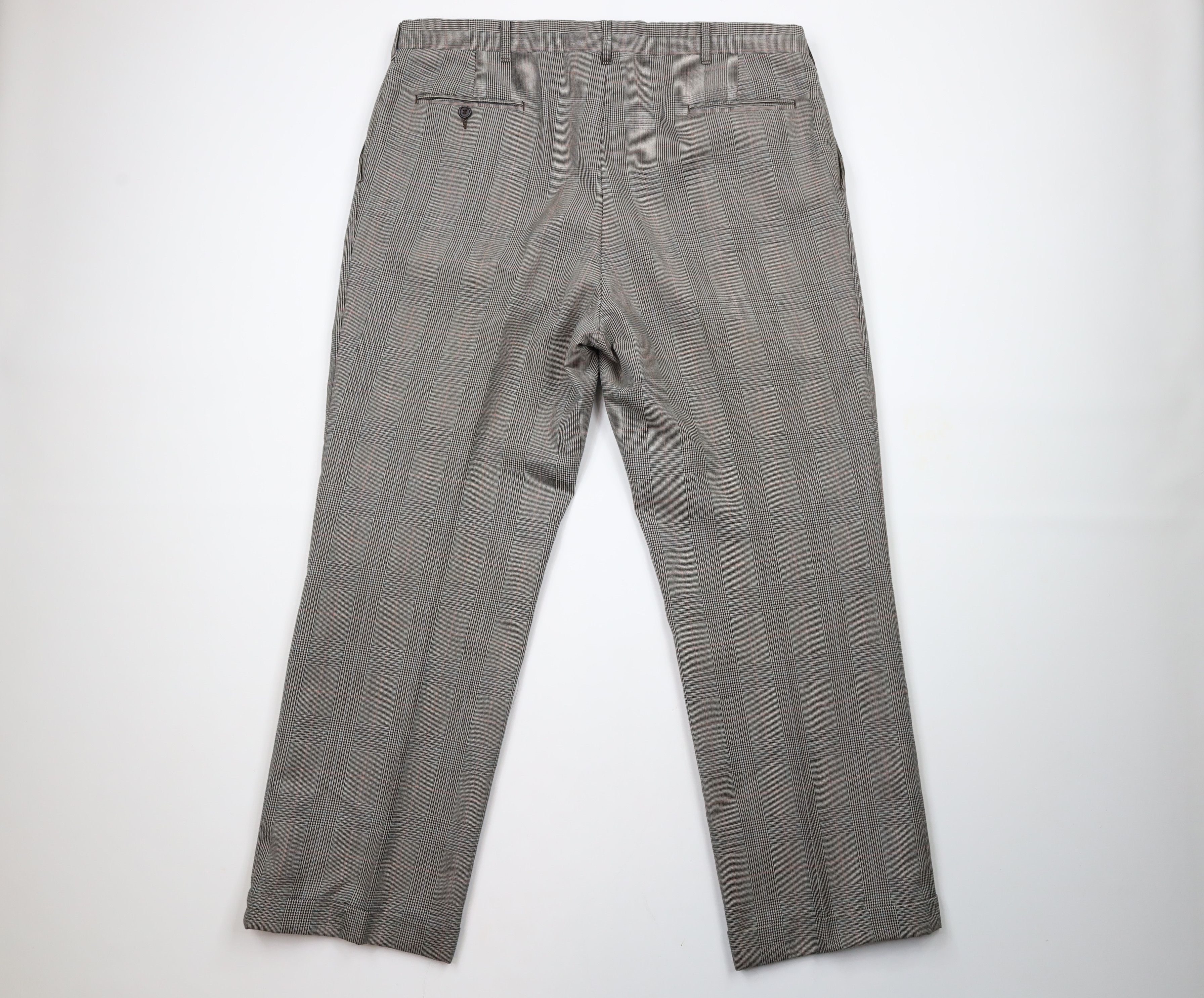 Vintage Vintage 70s Streetwear 2 Piece Wool Suit Houndstooth Size 46R - 13 Thumbnail