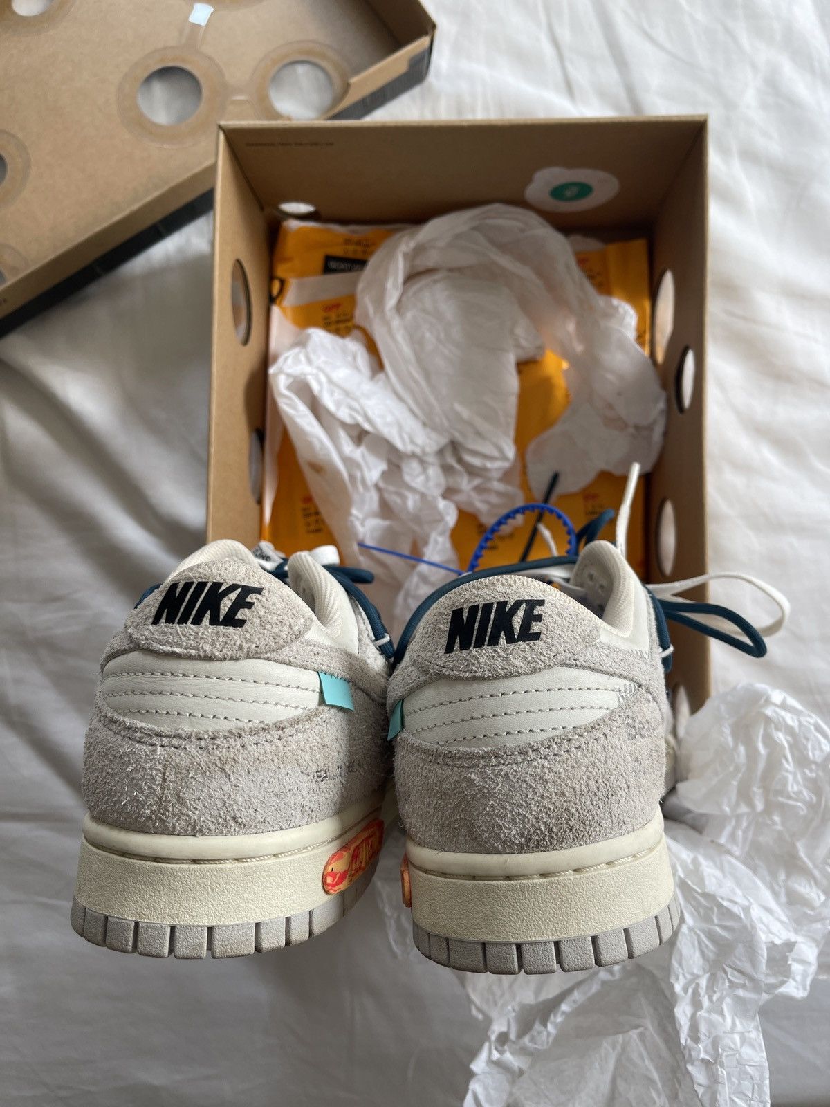 Nike × Off-White Nike Dunk Low Size US 9.5 / EU 42-43 - 3 Thumbnail