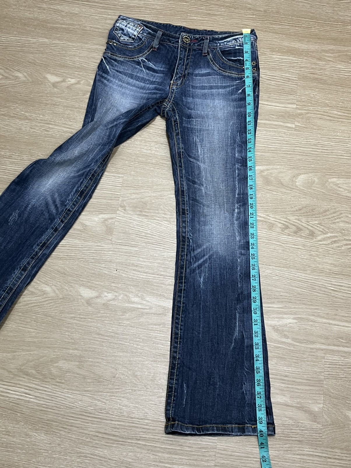 Cooper 🔥 Copper Smith Low Waisted Bootcut Flare Denim Jeans Size US 28 / EU 44 - 21 Thumbnail