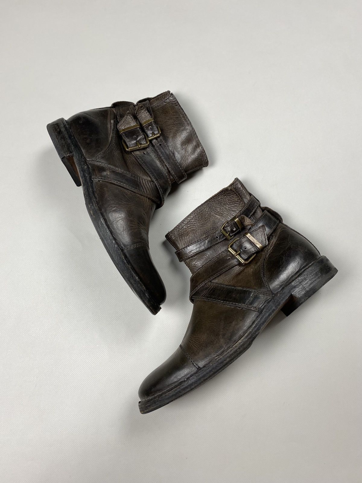 MoMA MOMA ladies avant-garde leather ankle biker boots size 38 Size US 8 / IT 38 - 19 Thumbnail