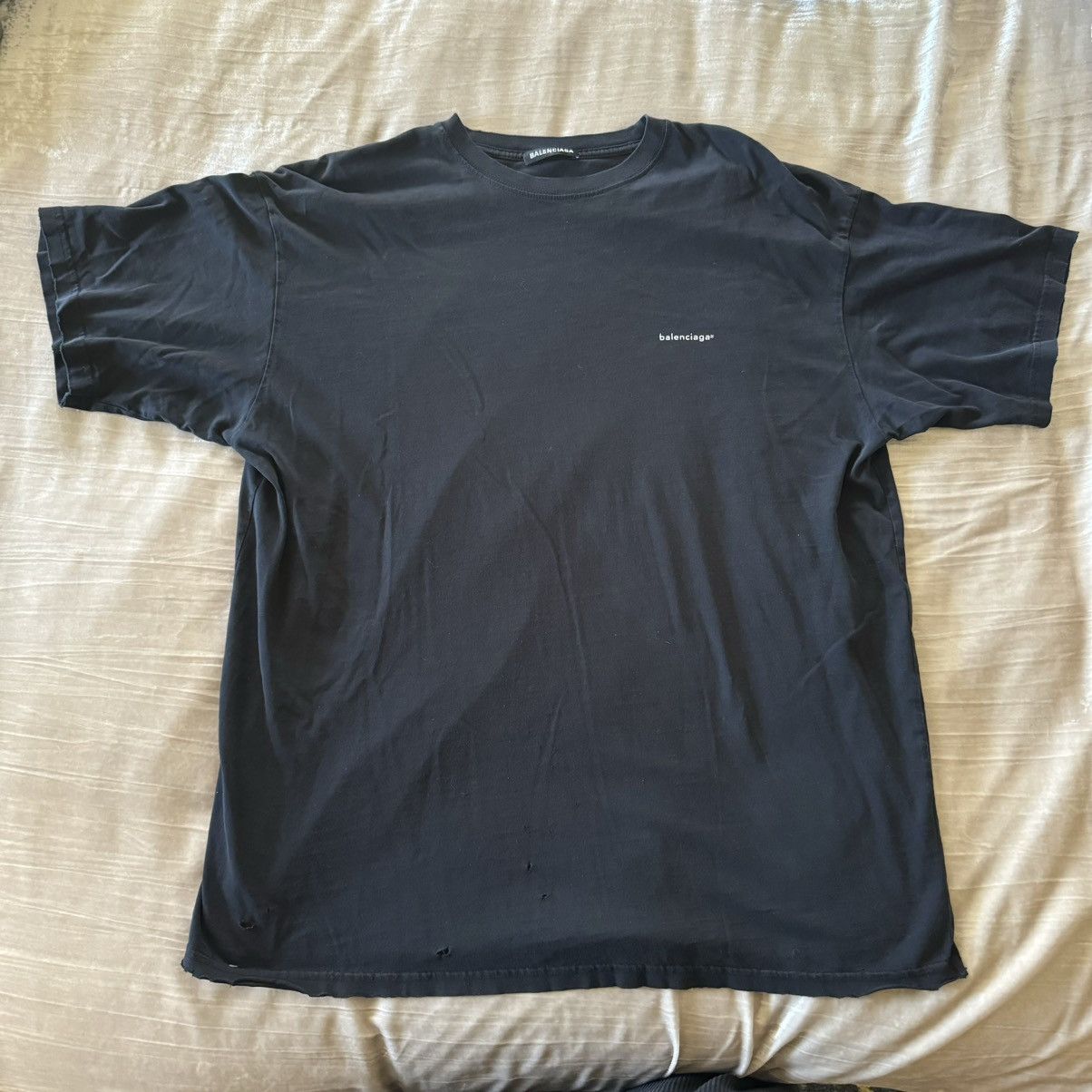 Balenciaga Balenciaga Small Logo Oversized T-Shirt Size US L / EU 52-54 / 3 - 1 Thumbnail