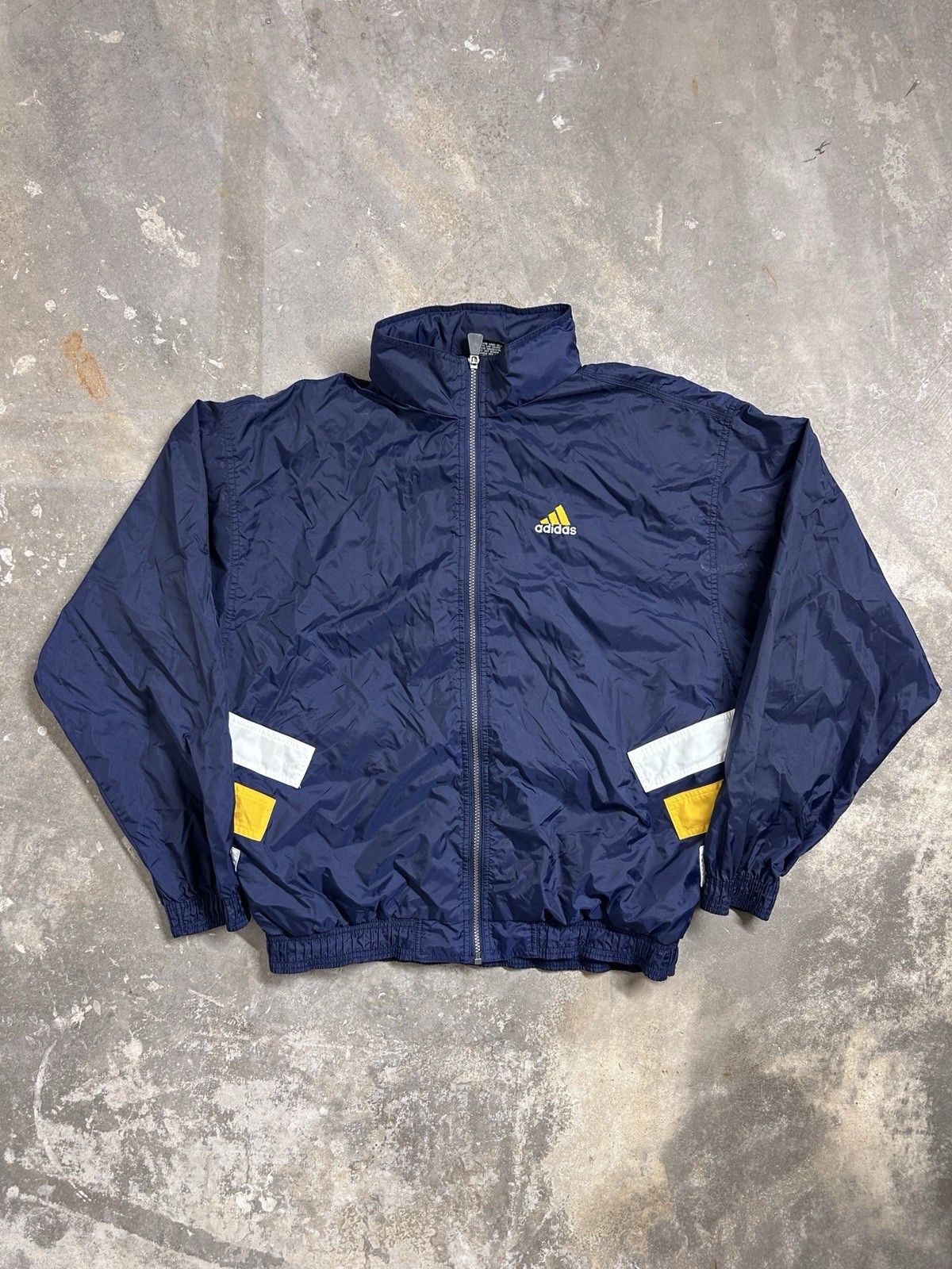Adidas Vintage 90’s Adidas Retro Windbreaker Jacket Size Large Size US L / EU 52-54 / 3 - 1 Thumbnail