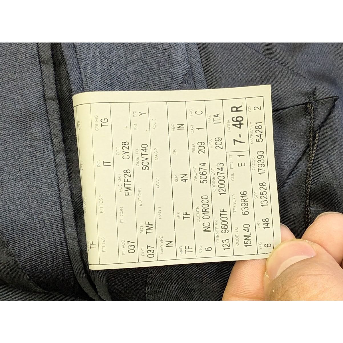 Tom Ford o1rshd1 Jacket Giacca in Dark Grey Size US S / EU 44-46 / 1 - 19 Thumbnail