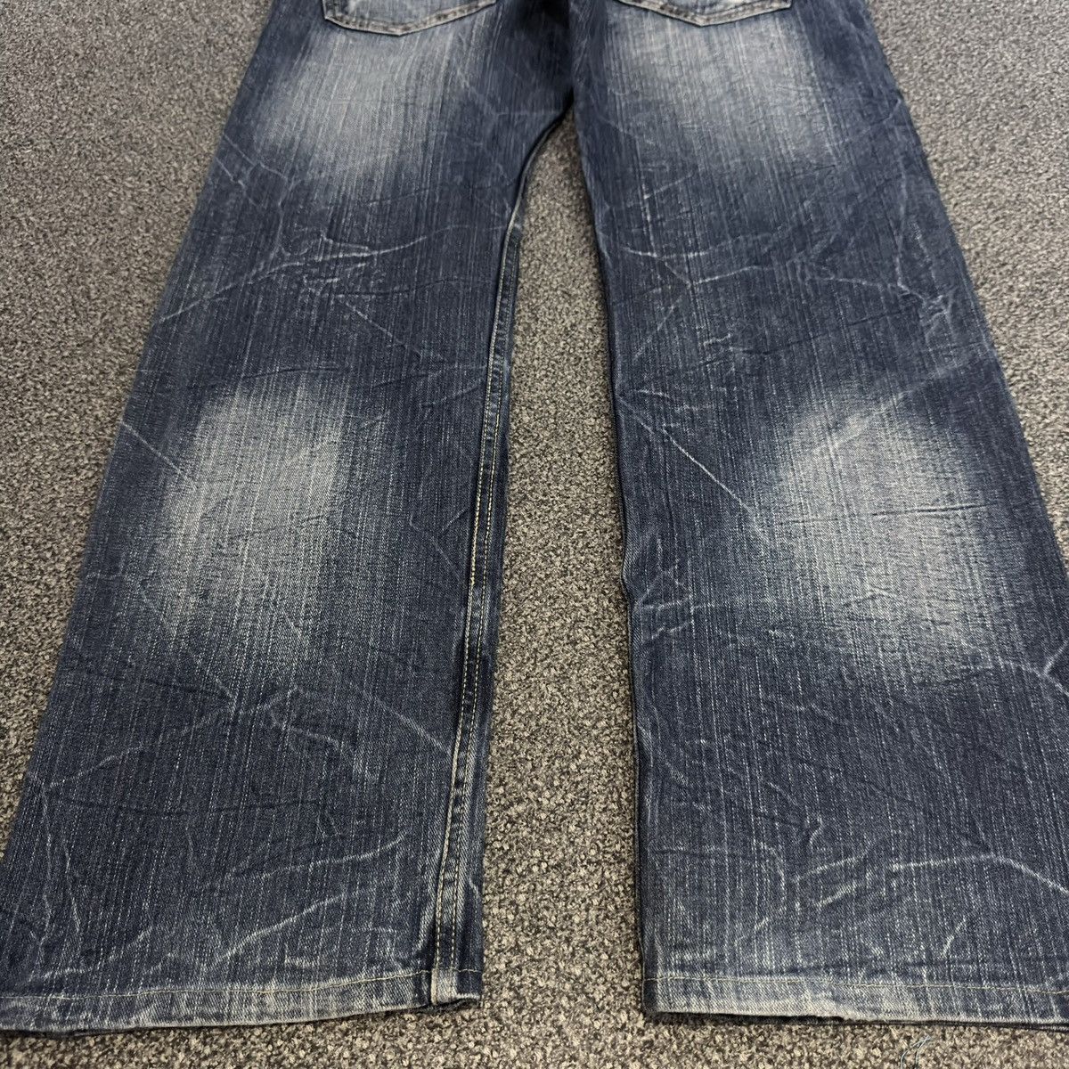 Seditionaries Vintage Japanese Patch Work Free Gate Whisker Clawmark Denim Size US 32 / EU 48 - 12 Thumbnail