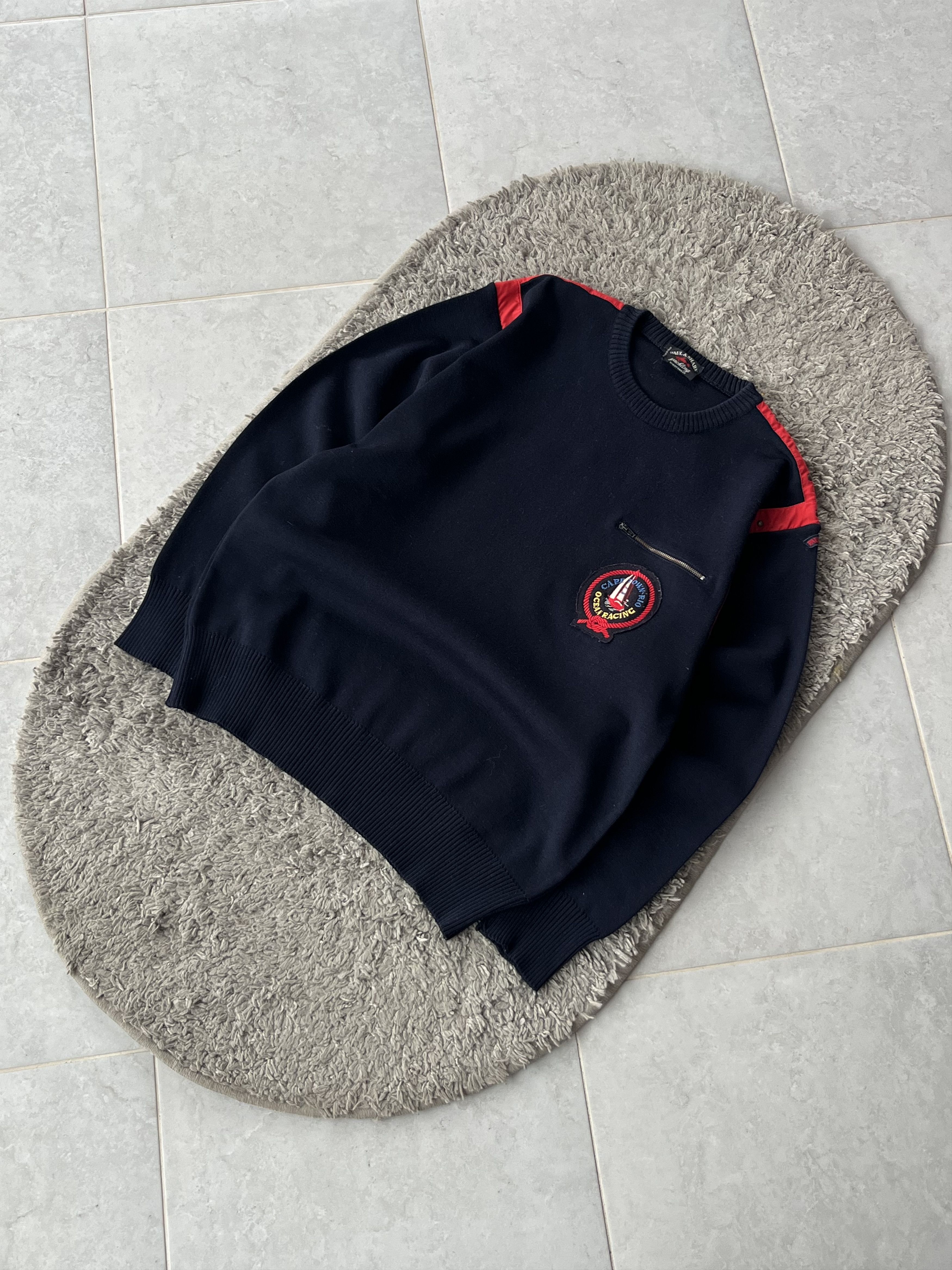Paul & Shark PAUL&SHARK Vintage Sweater Cape Town-Rio Ocean Racing Size US M / EU 48-50 / 2 - 2 Thumbnail