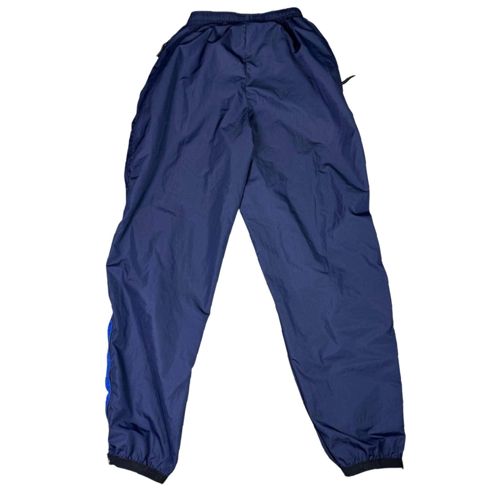 Nike VINTAGE Nike Track Pants Womens XL USA Made Blue Taper Jogger 90s Sweatpants Size 40" / US 18 - 4 Thumbnail