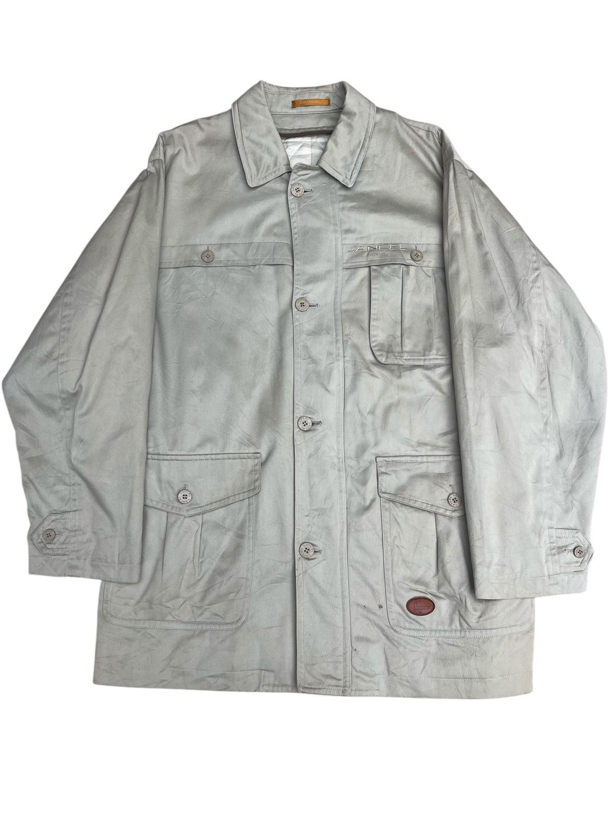Lancel LANCEL Paris Workwear Jacket Quilted Liner Multi-Pocket Size US L / EU 52-54 / 3 - 1 Thumbnail