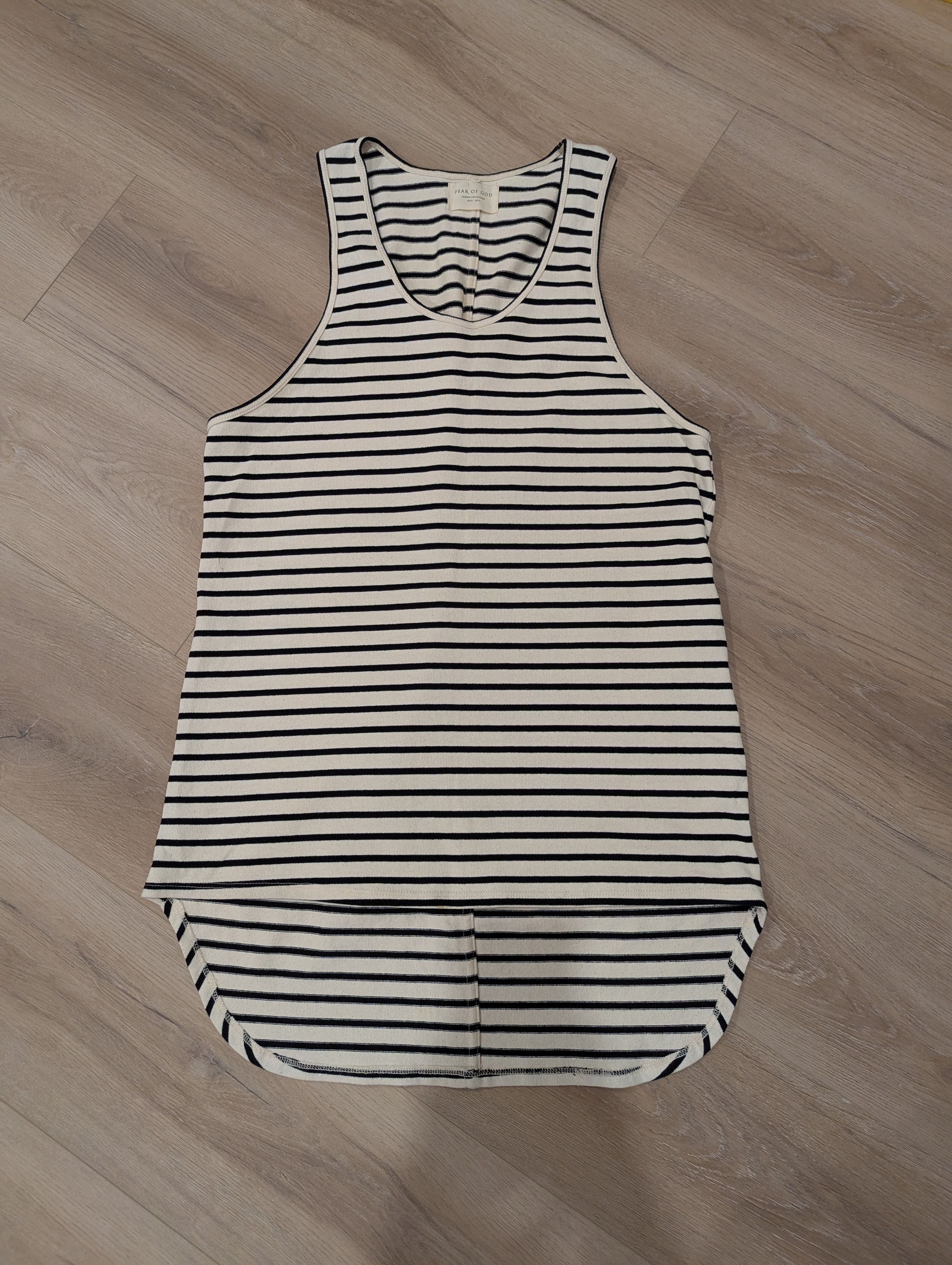 Fear of God Fear of God 4th Collection Striped Tank SSENSE Exclusive Size US M / EU 48-50 / 2 - 1 Thumbnail