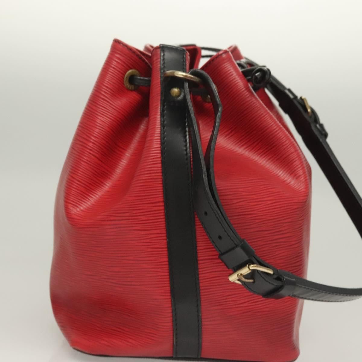 Louis Vuitton LOUIS VUITTON Epi Petit Noe Shoulder Bag Red M44107 Size ONE SIZE - 4 Thumbnail