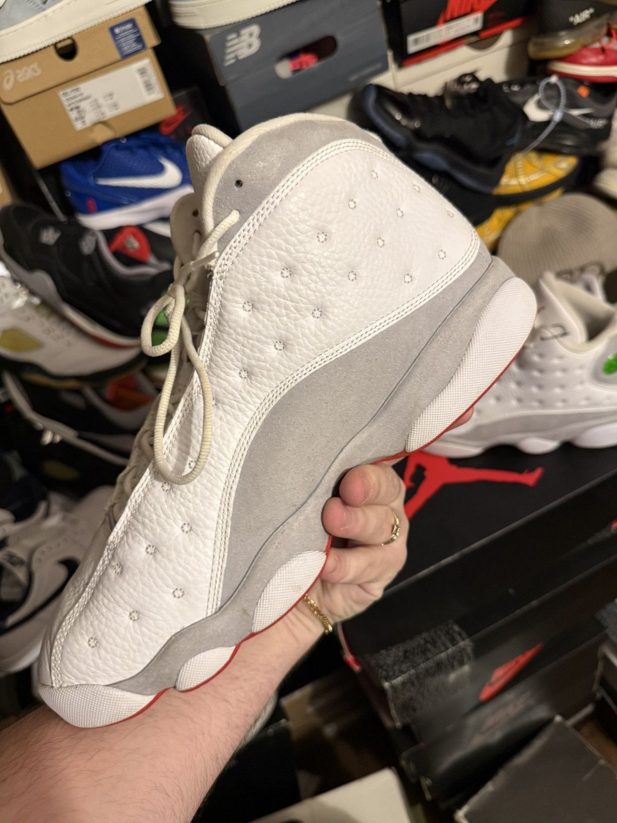 Jordan Brand Jordan retro 13 wolf grey sz 12 Size US 12 / EU 45 - 3 Thumbnail