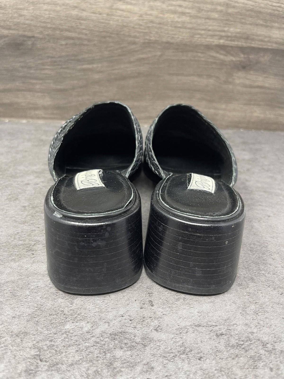 Brighton Brighton Shoes Womens Size 8 Franki Croc Mule Leather Size US 8 / IT 38 - 7 Thumbnail