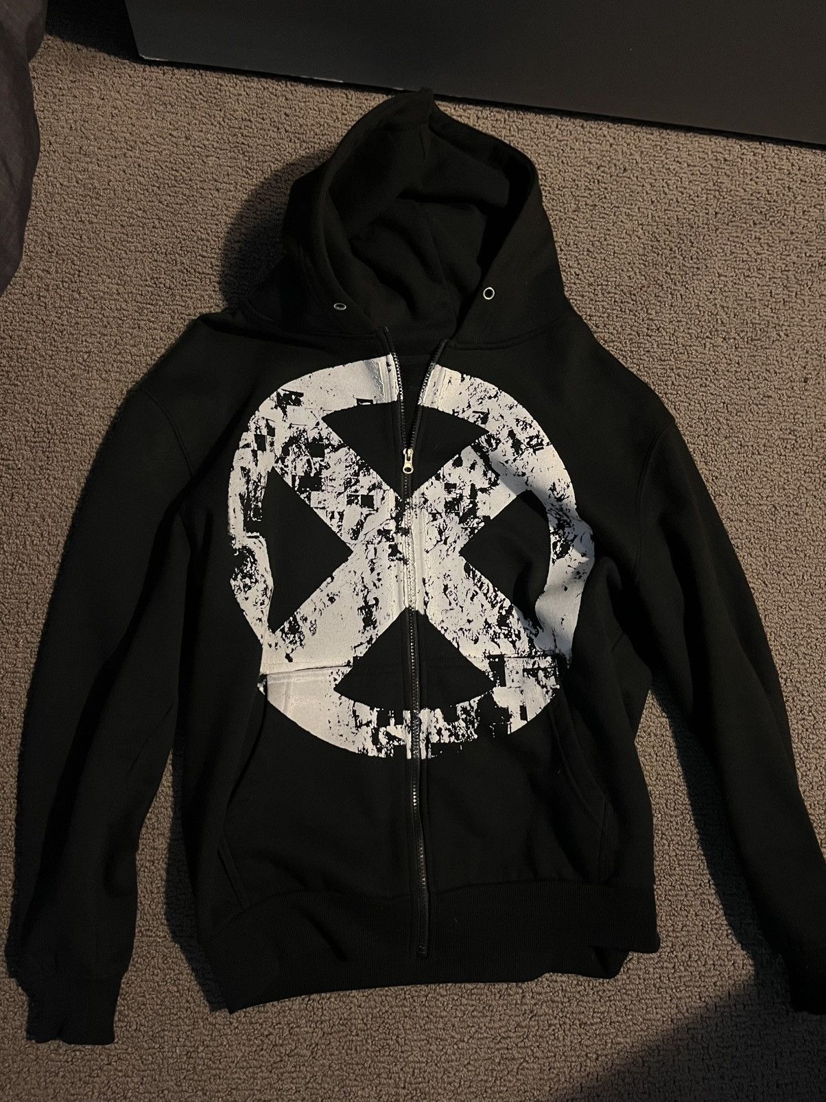 Ken Carson x Ed Hardy Zip Up Hoodie Black Complexcon