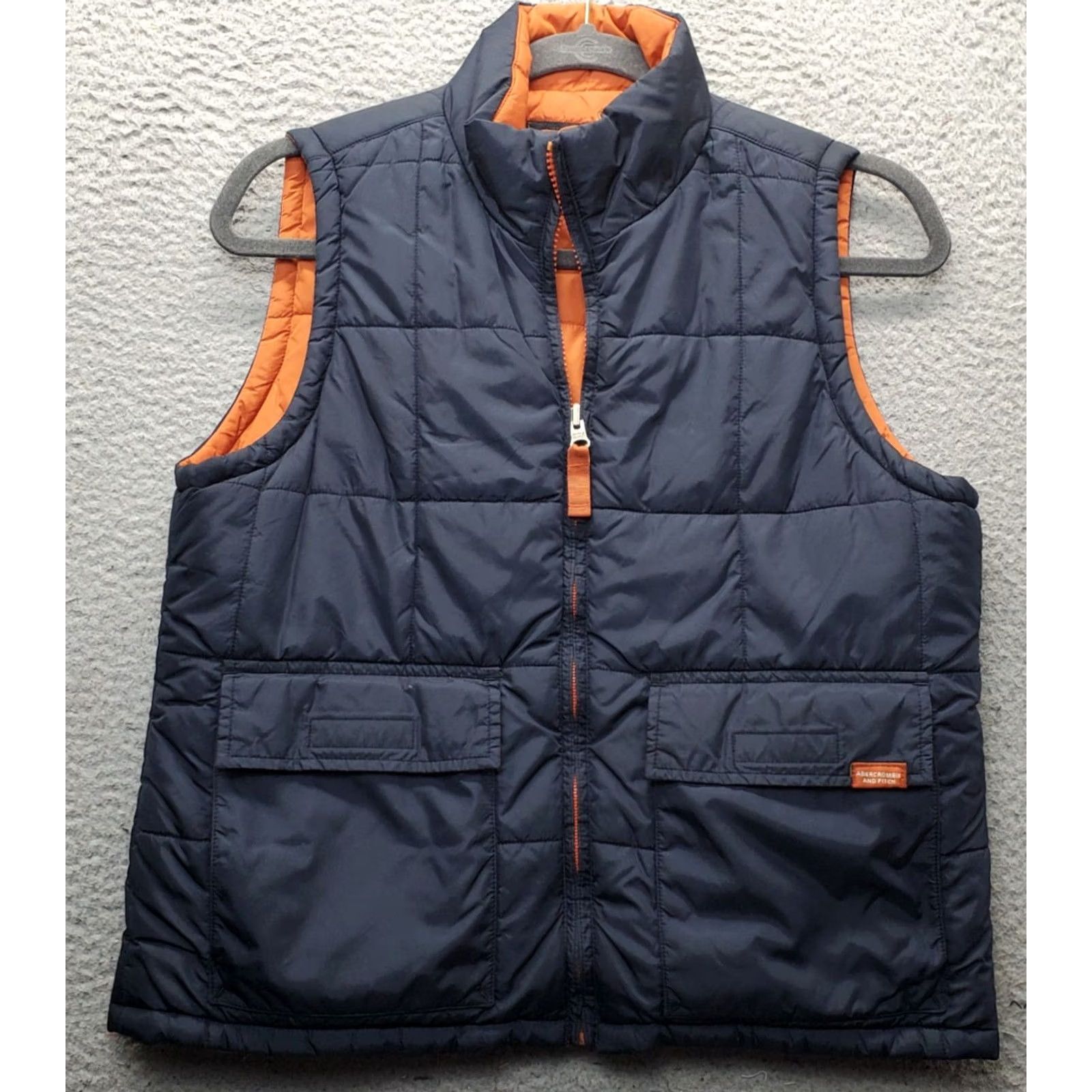 Abercrombie & Fitch Abercrombie & Fitch Quilted Puffer Vest Mens M Multi Reversible Zip Up Vest Size US M / EU 48-50 / 2 - 2 Thumbnail